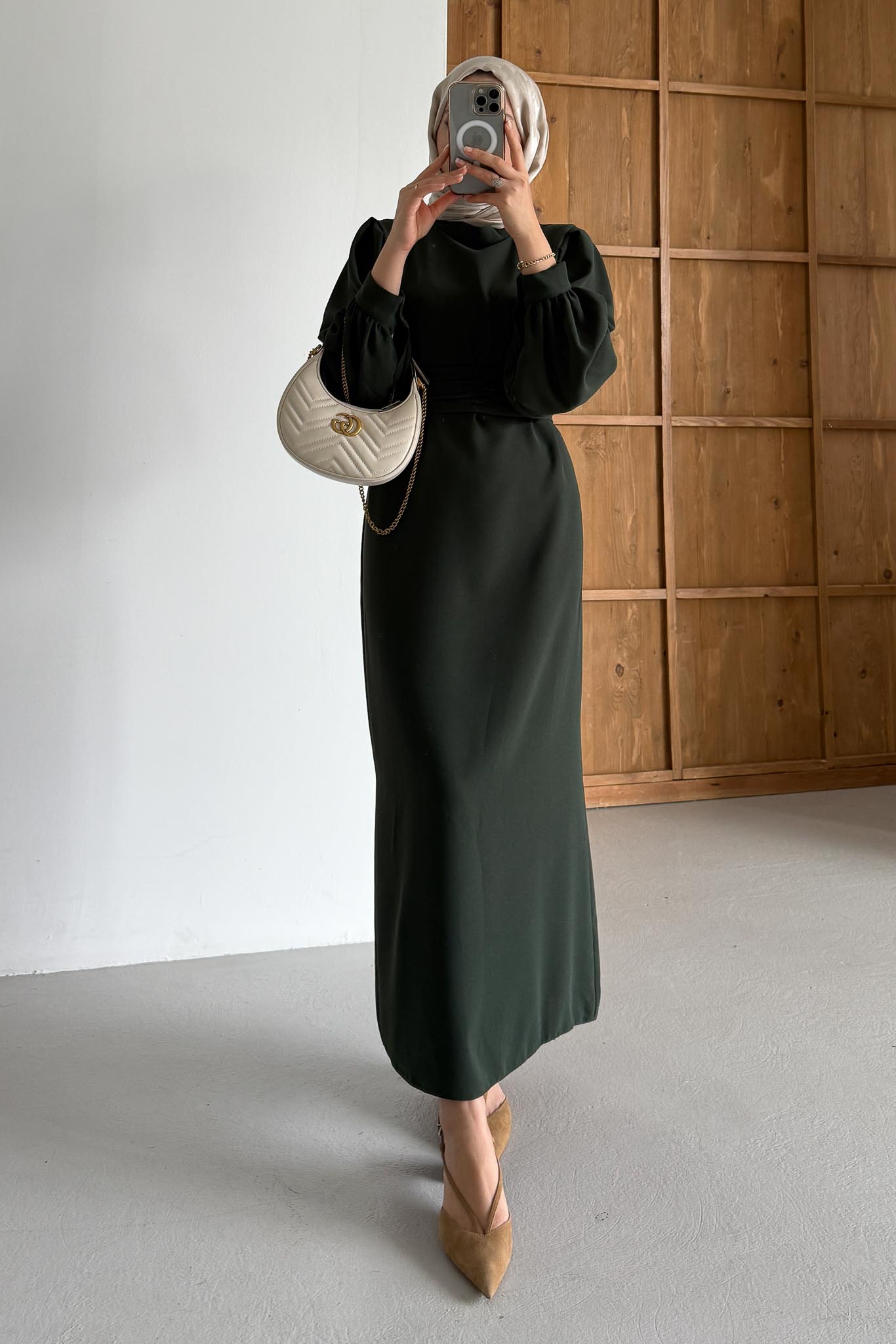 Yeni Hürrem Abiye Elbise Zümrüt