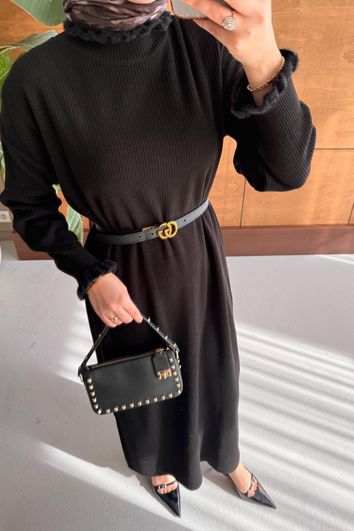 Jessica Knit Dress Saxe