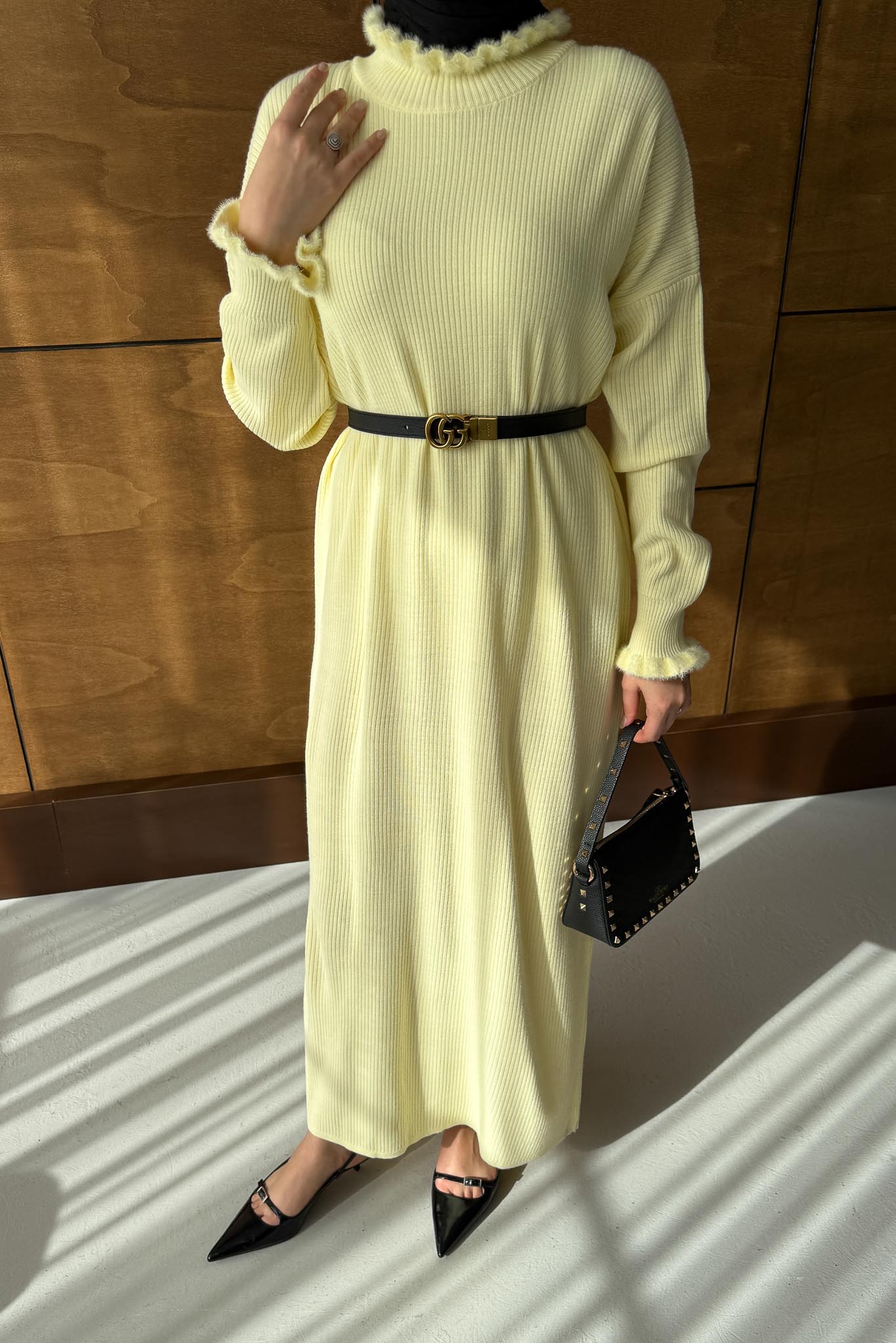 Jessica Knit Dress Saxe