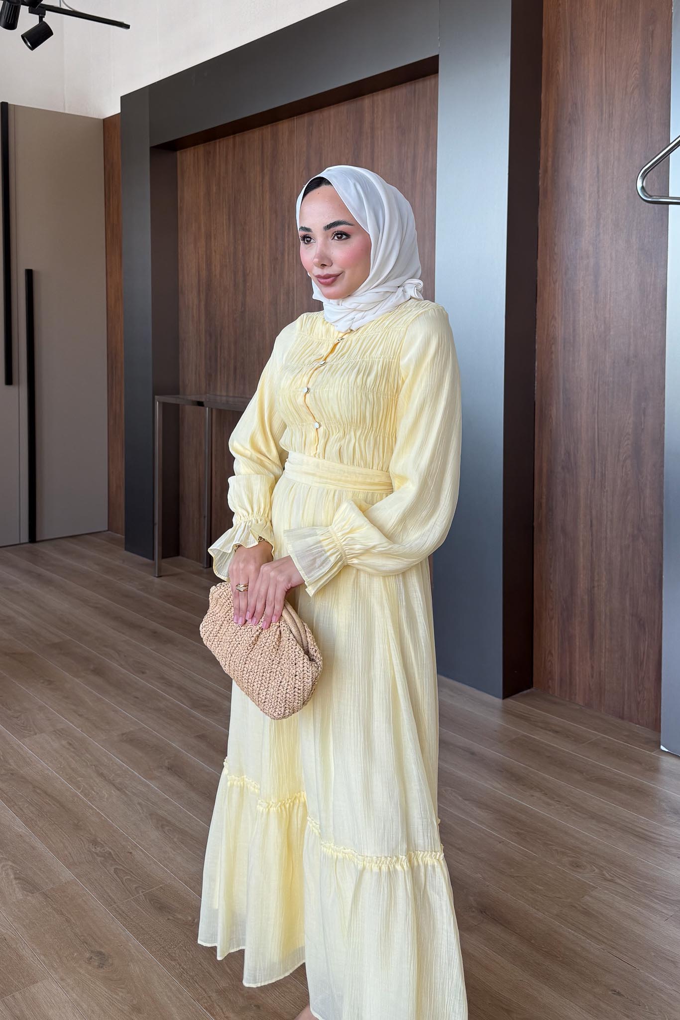 Ajda Pleated Skirt Set Petrol