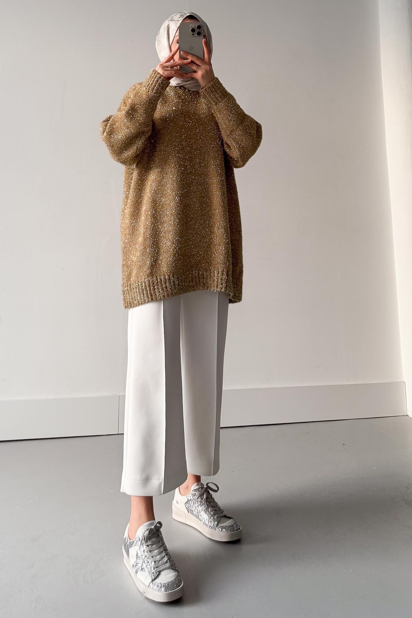 Tied Kimono Set Brown