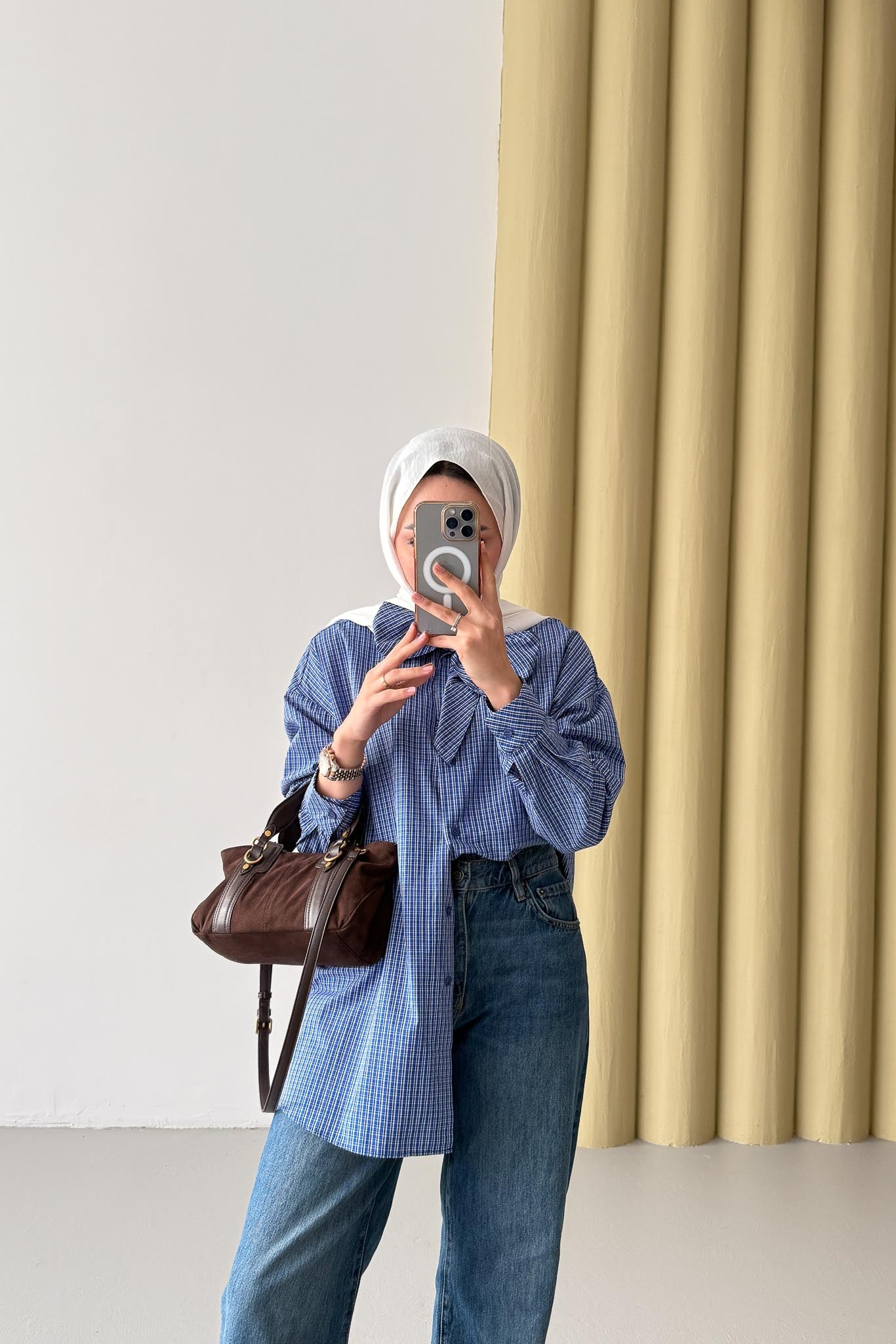 Pötikare Gömlek Lacivert