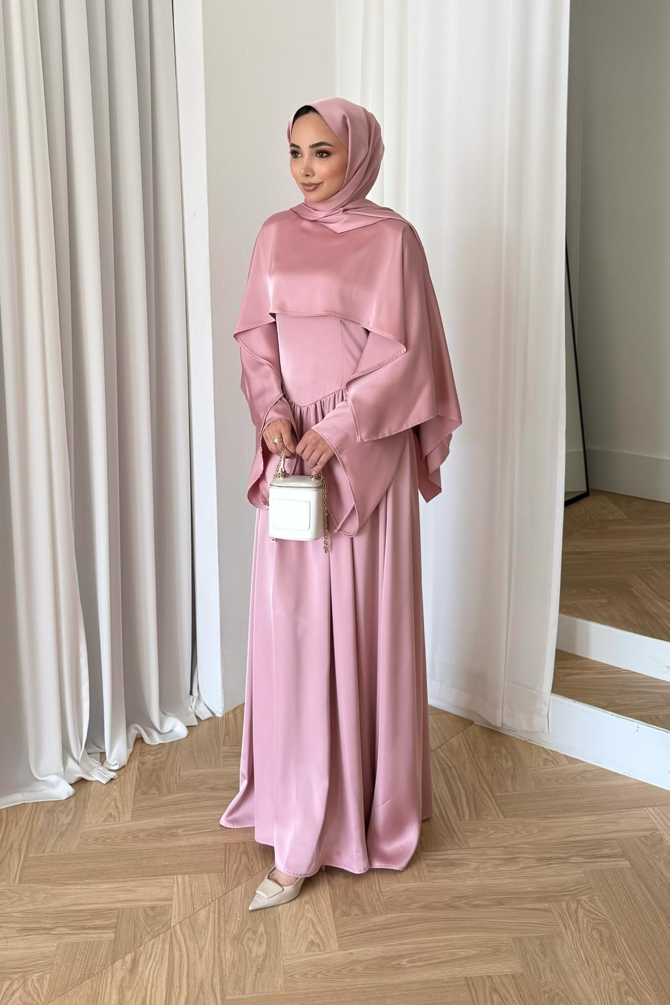 Elvin Abiye Elbise Pembe