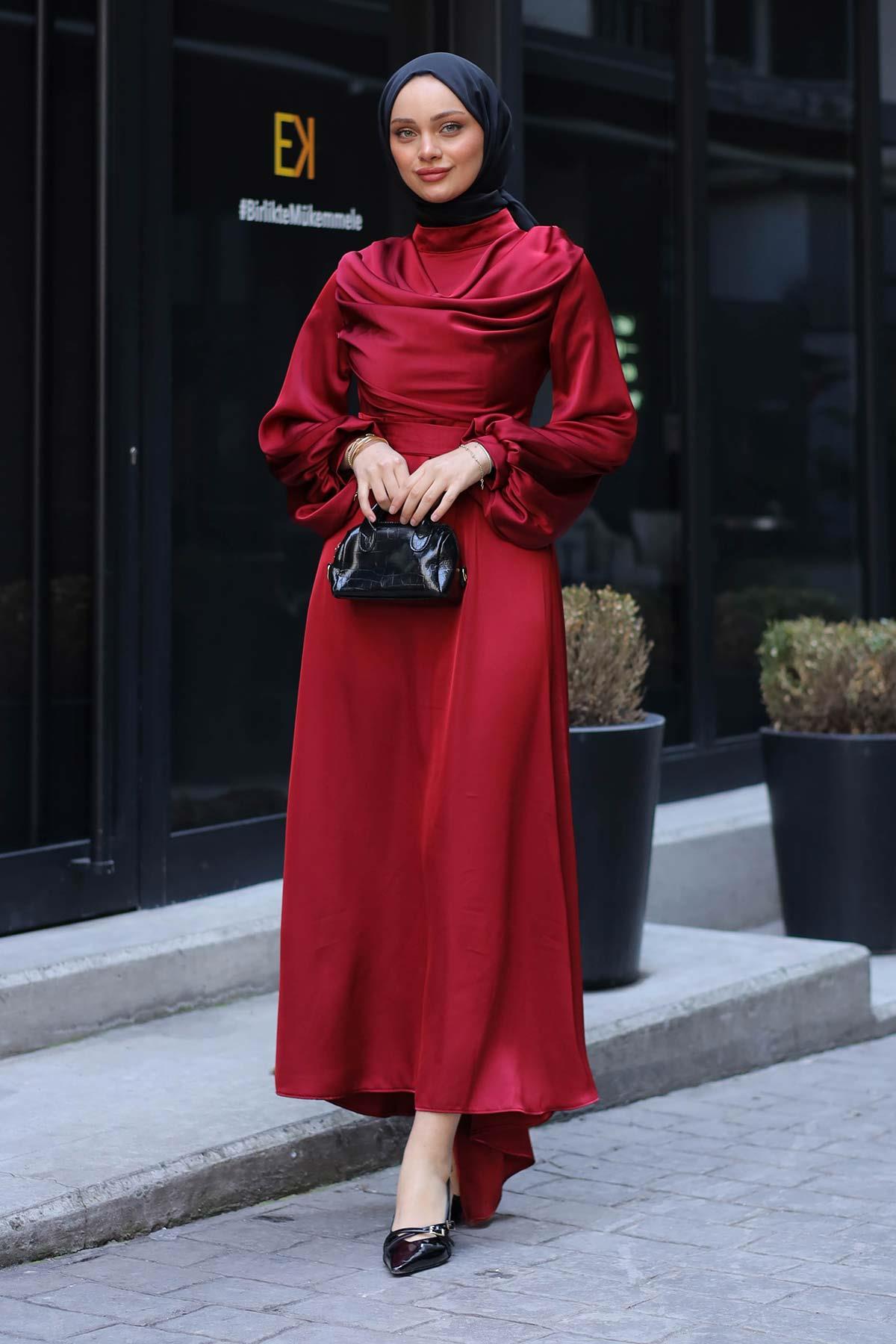 Iconic Dress Burgundy