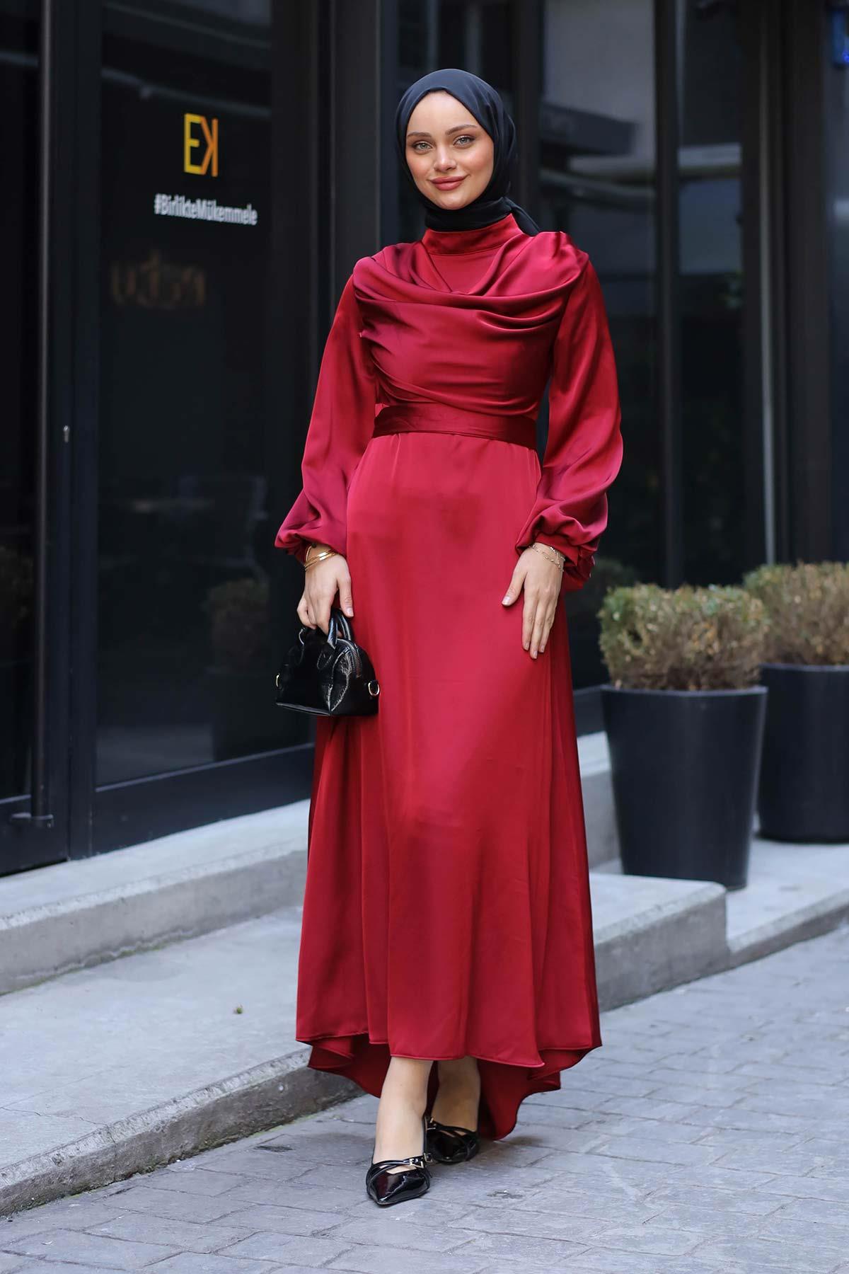 Iconic Dress Burgundy