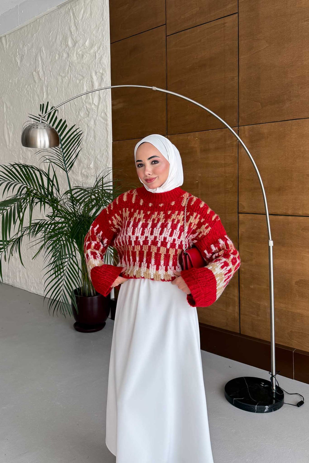 Ajda Pleated Skirt Set Petrol