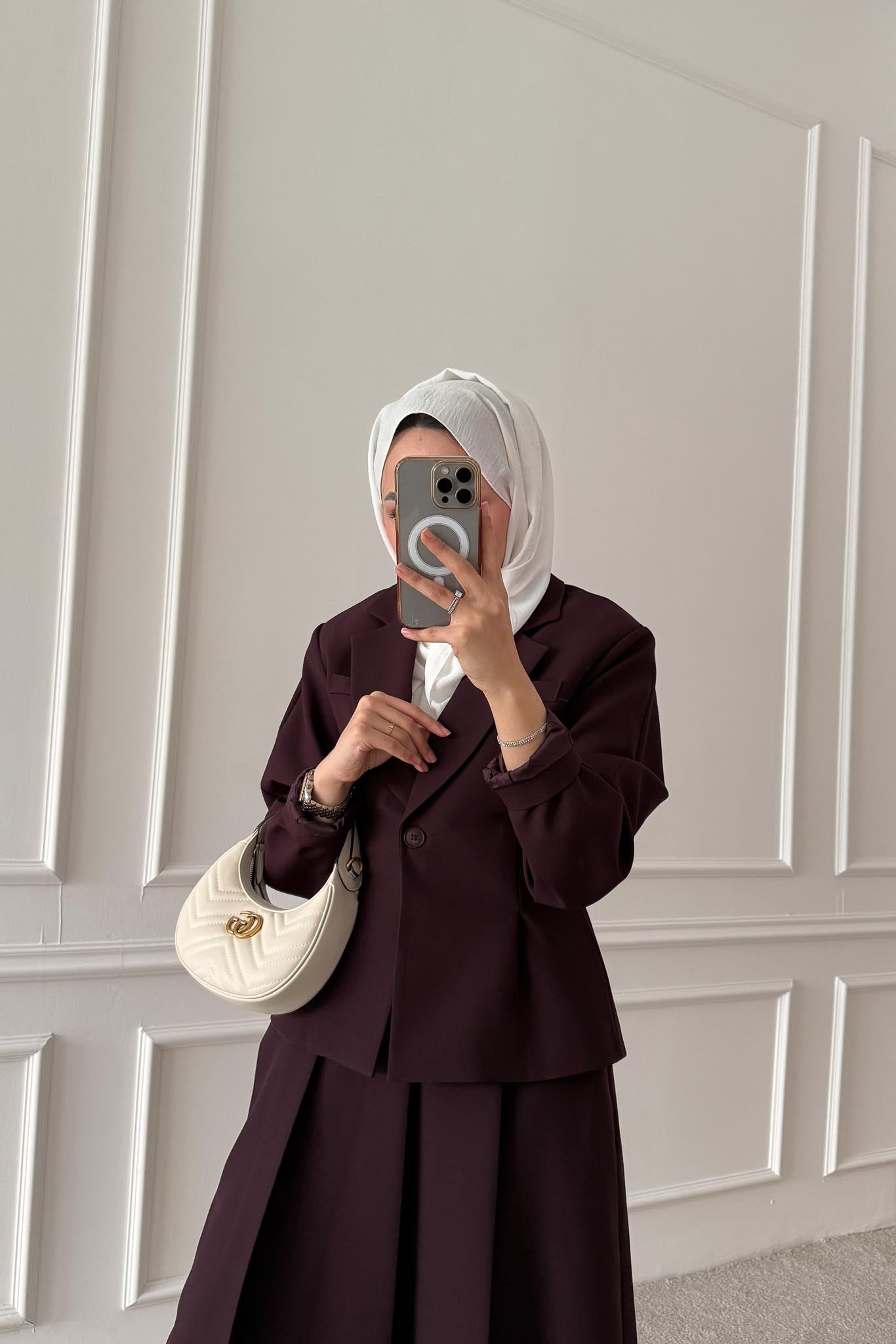 Sense Ceketli Takım Bordo