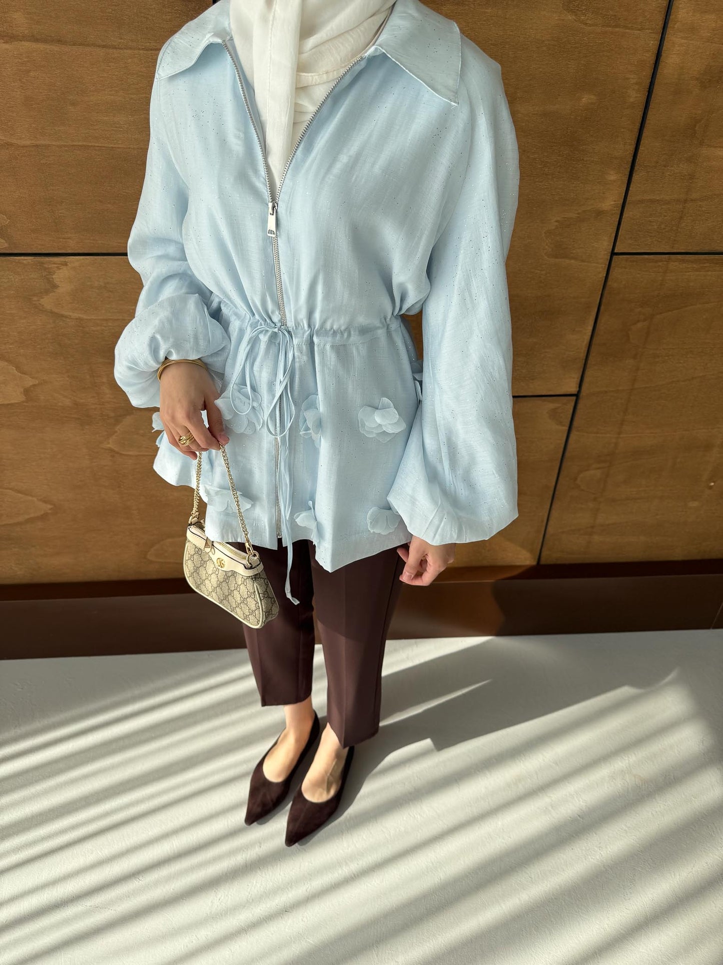 Ales Shoulder Lace Shirt Ecru