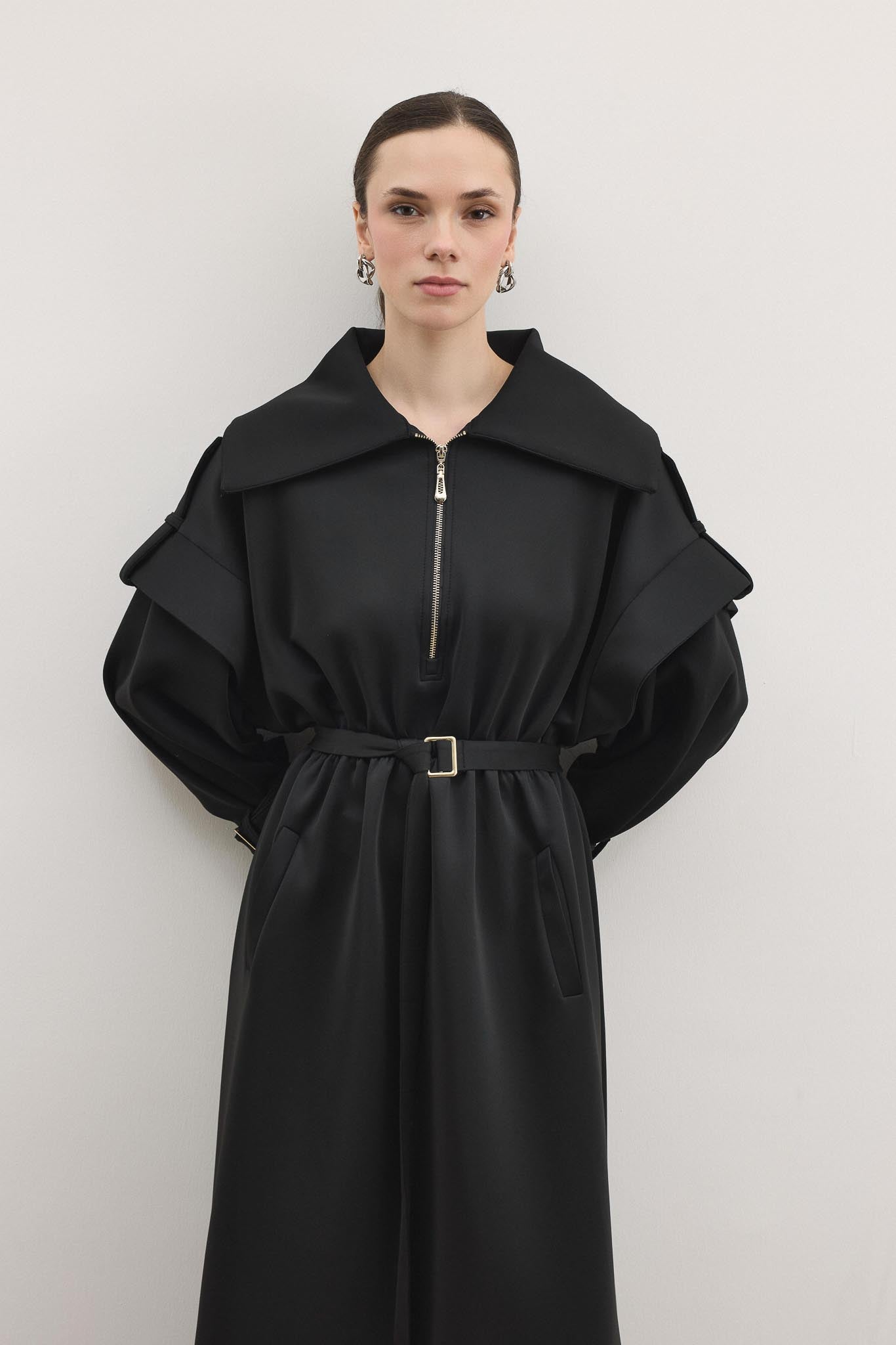 Sorella Alerli Elbise Siyah