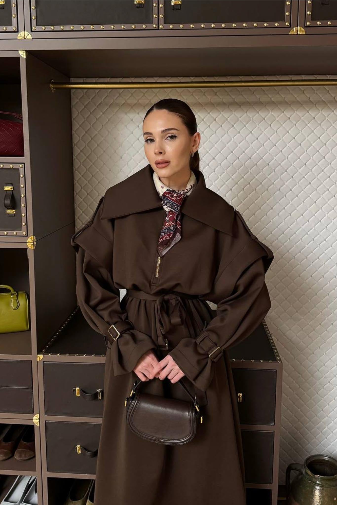 Sorella Alerli Elbise Kahverengi