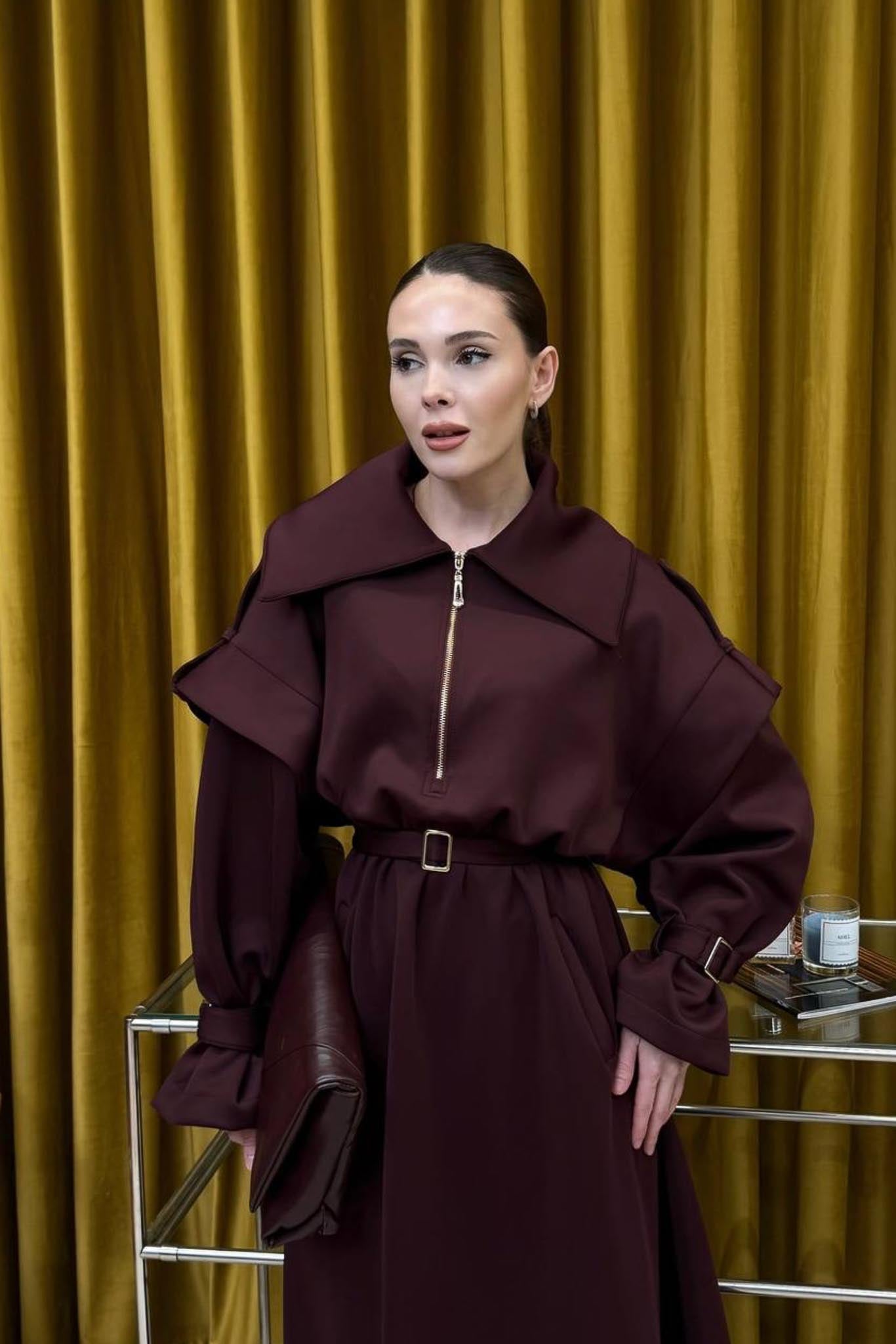 Sorella Alerli Elbise Bordo