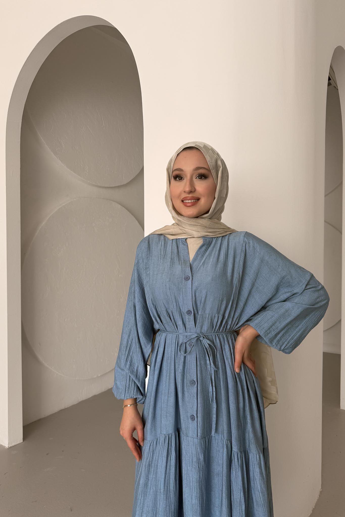Alaçatı Dress White