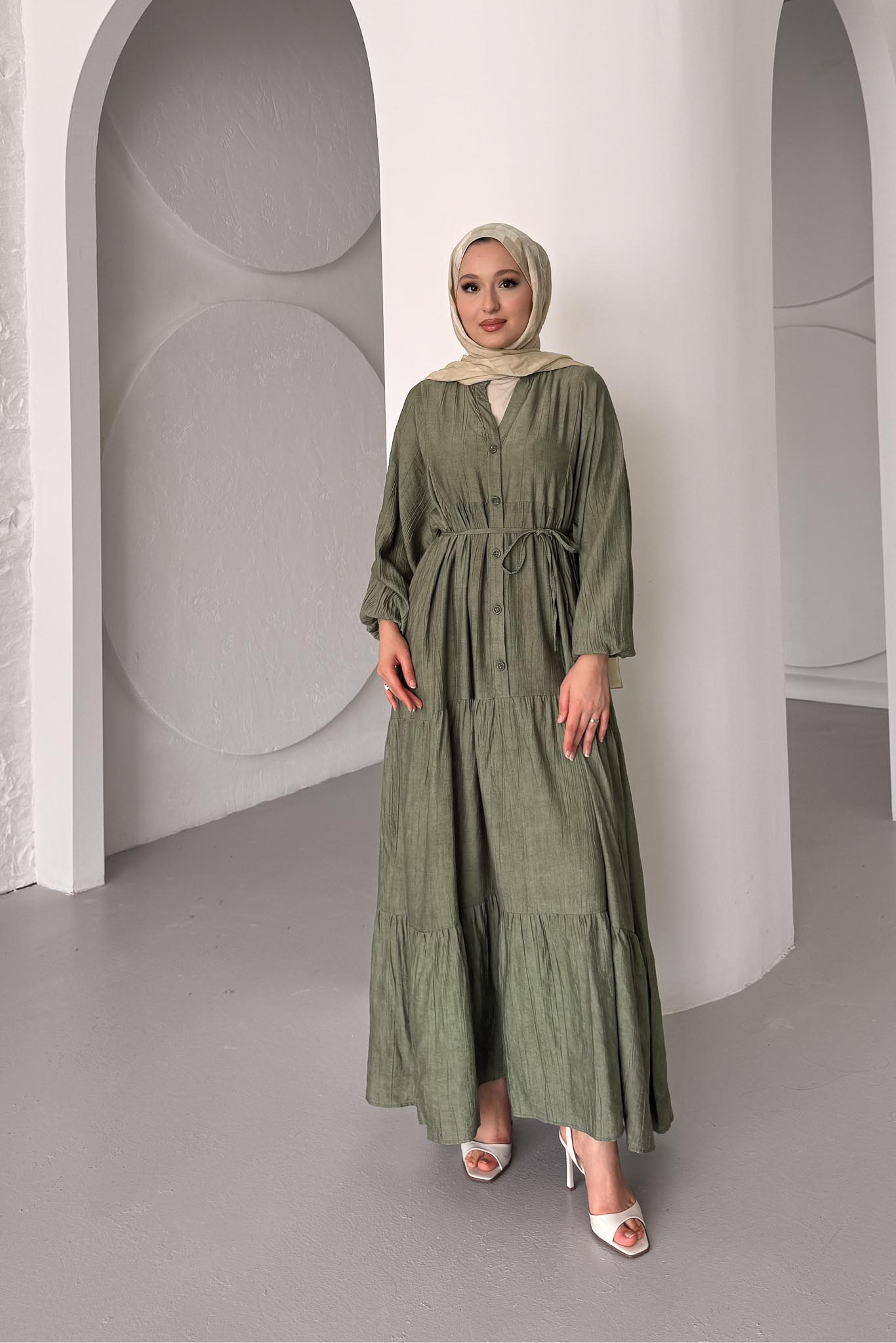 Alaçatı Dress White