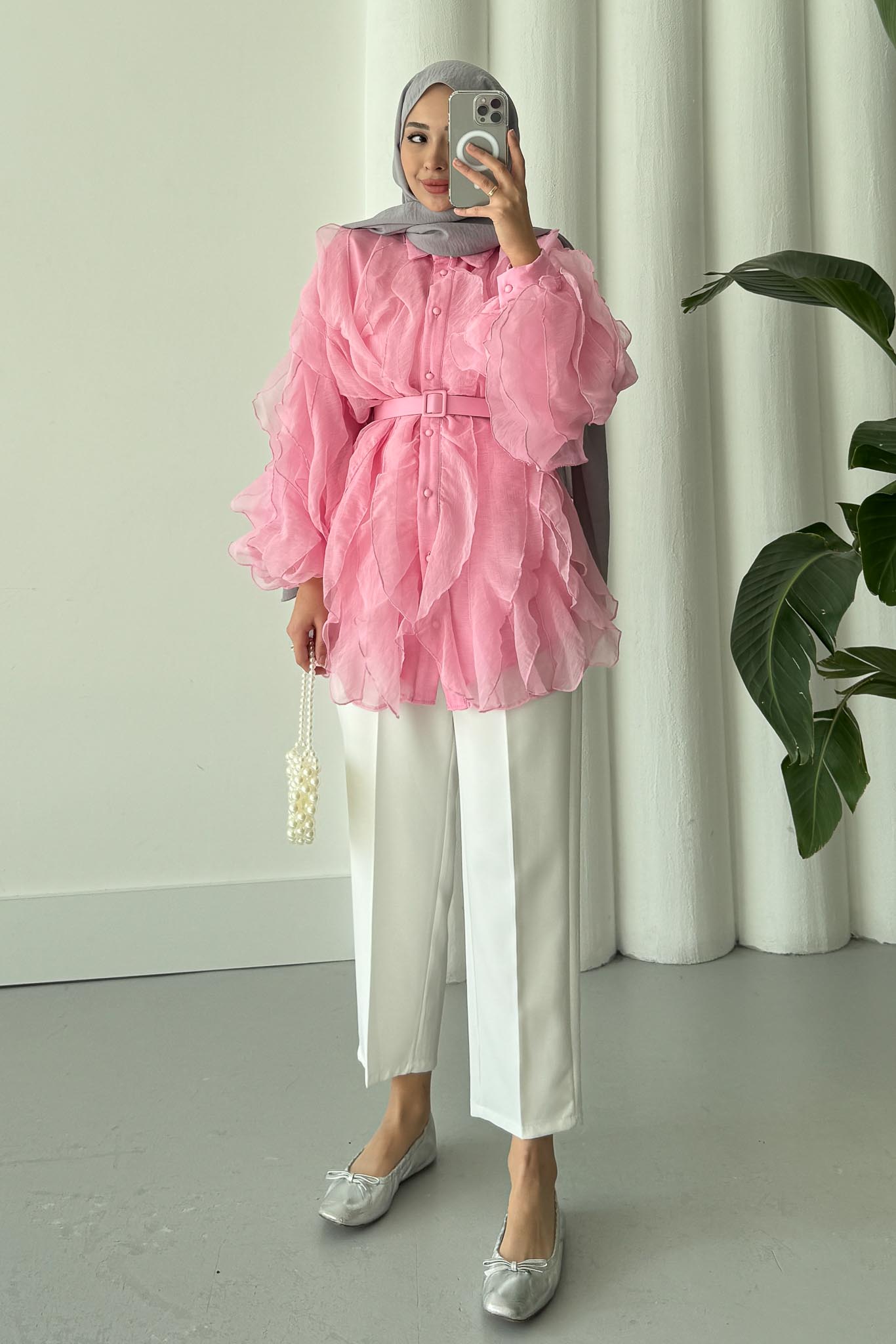 Ales Shoulder Lace Shirt Ecru