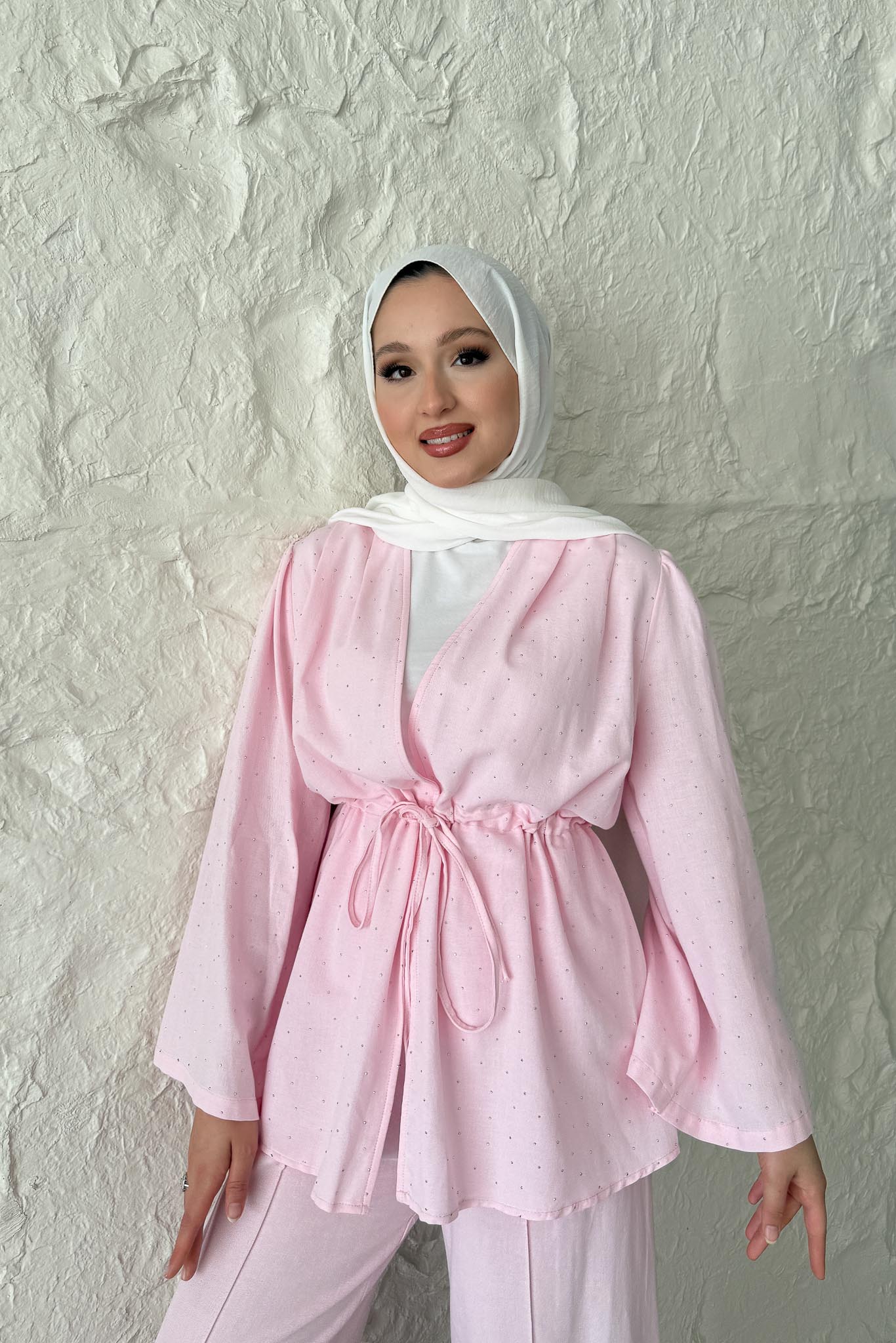Benan Taşlı Takım Pembe