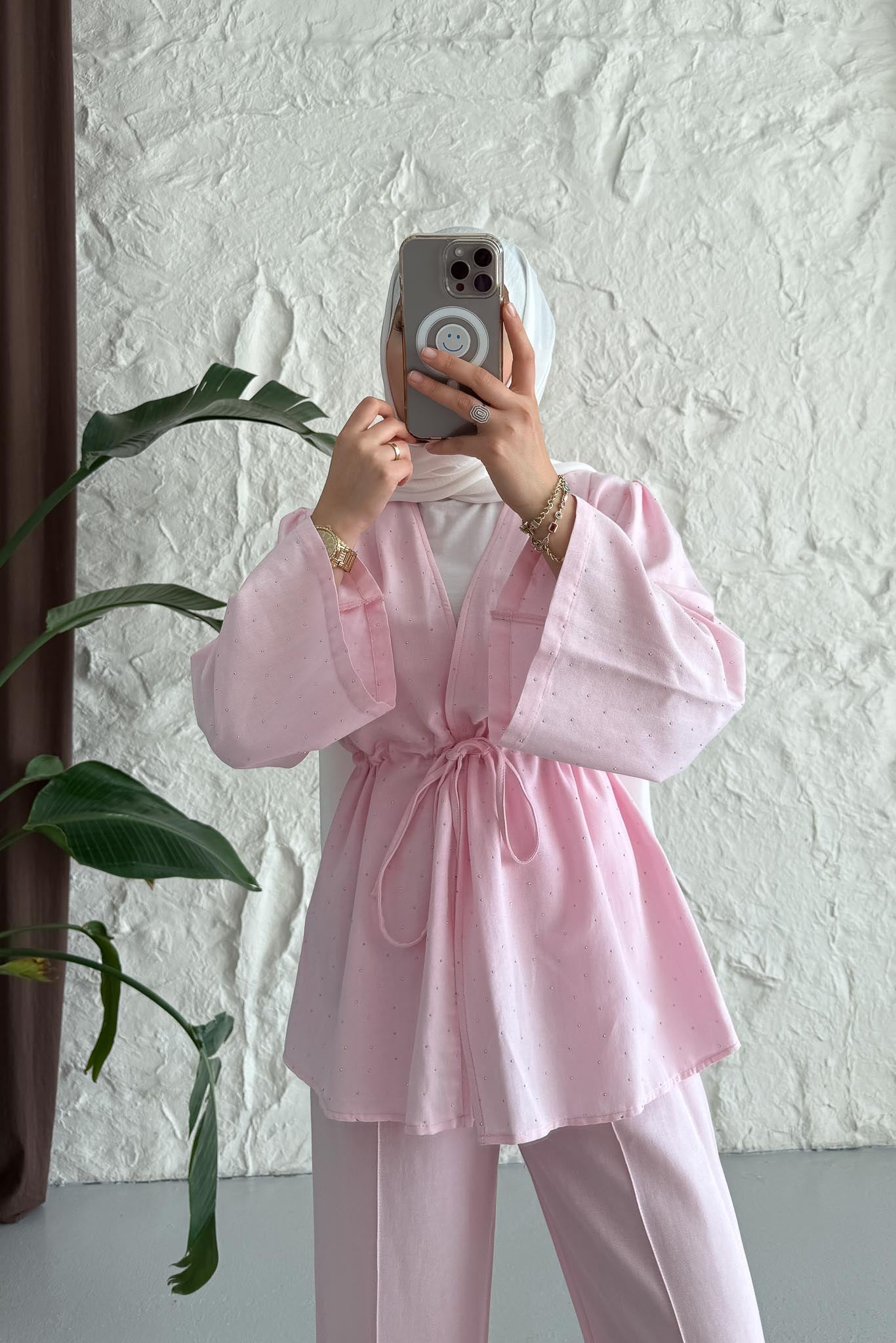 Benan Taşlı Takım Pembe