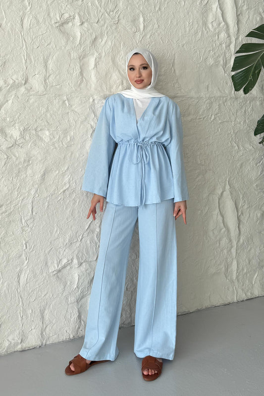 Benan Taşlı Takım Bebe Mavi