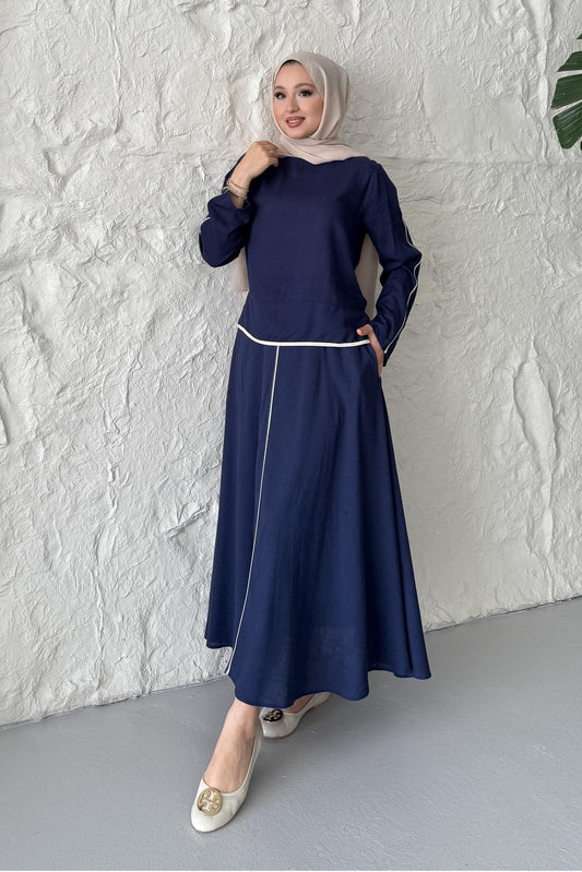 Talia Biyeli Takım Lacivert