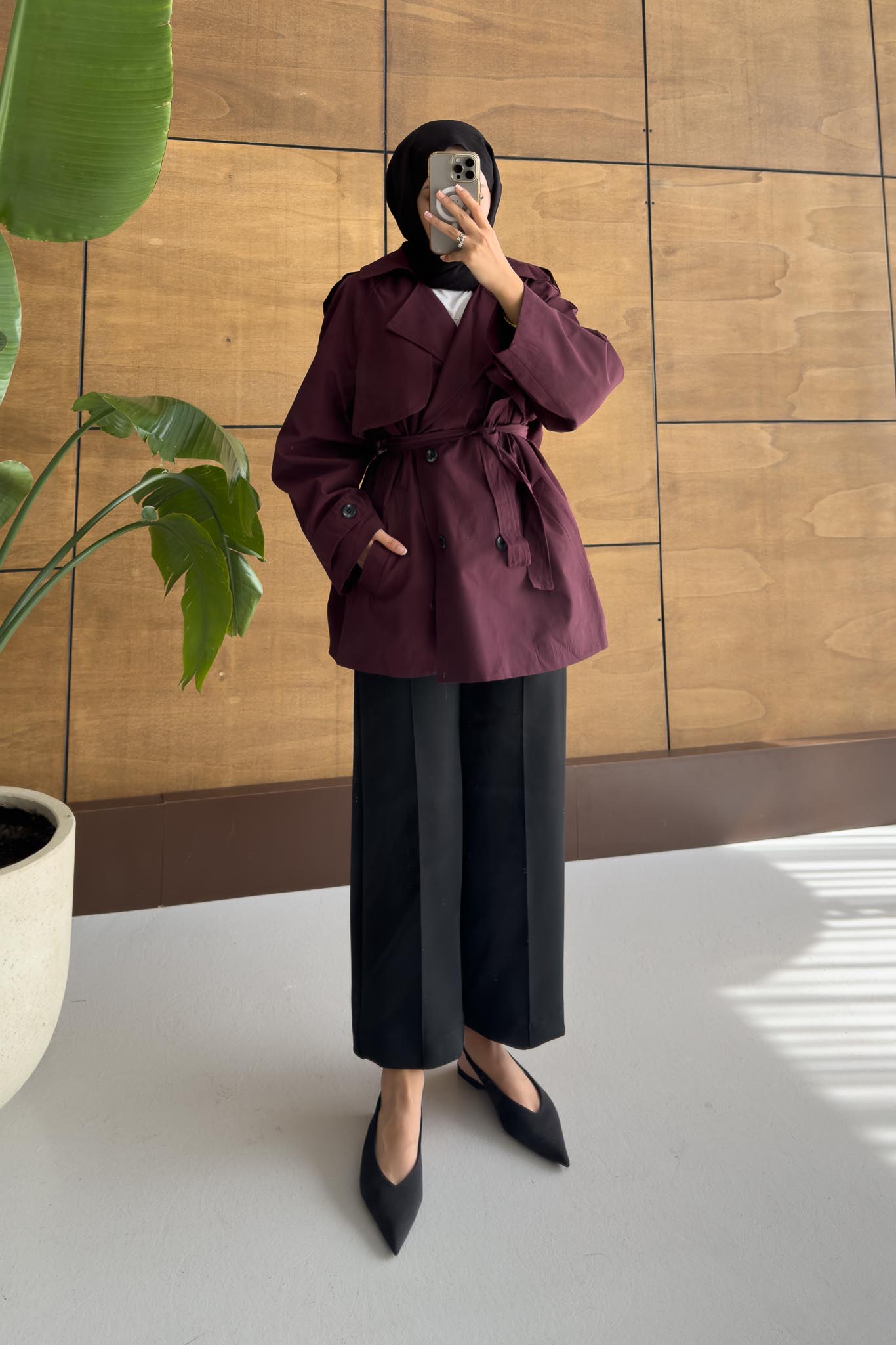 Prime Trench Coat Oil Green