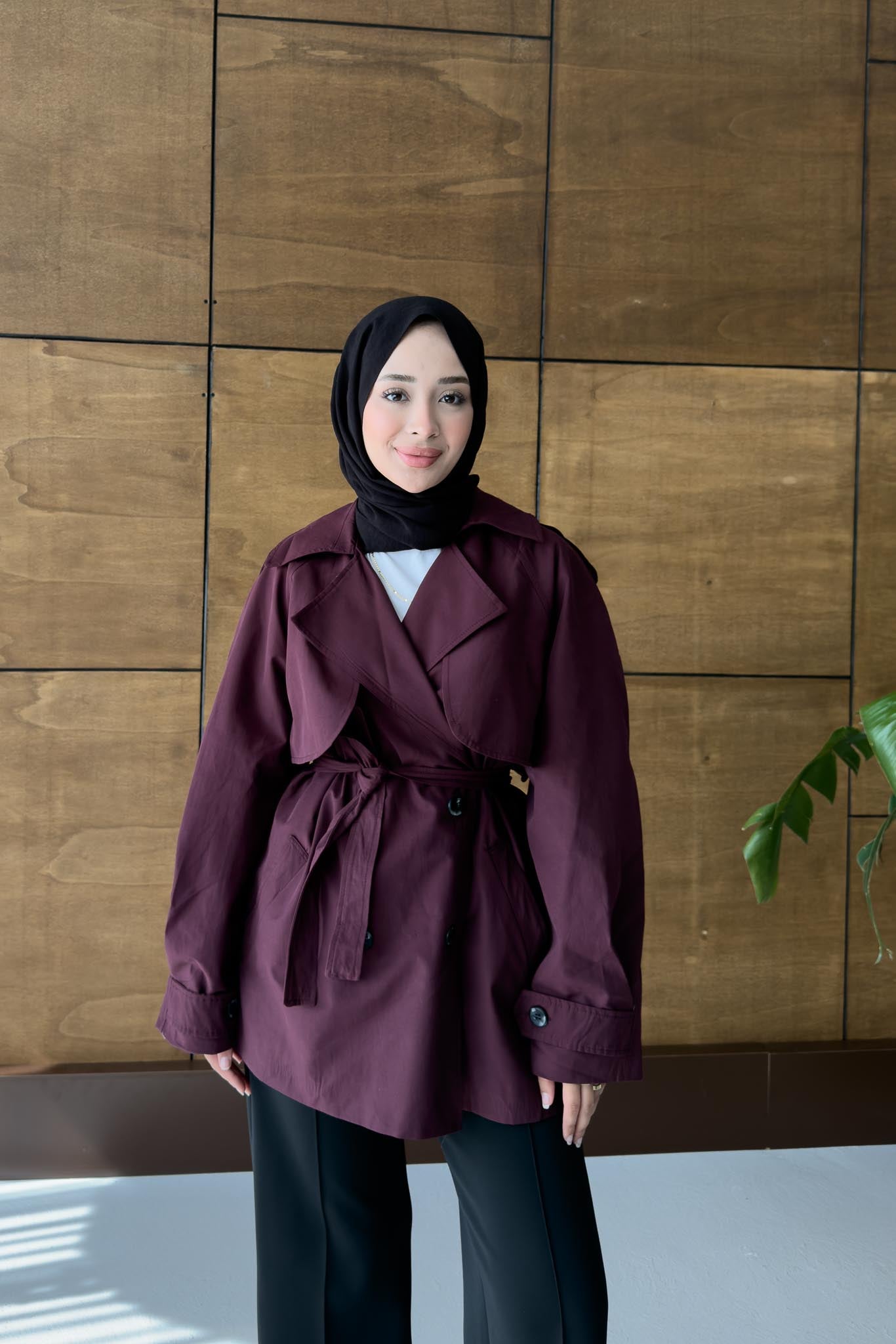 Prime Trench Coat Oil Green