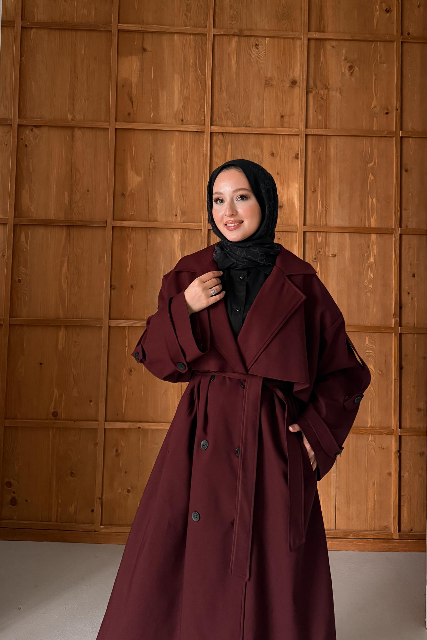 Prime Trench Coat Oil Green