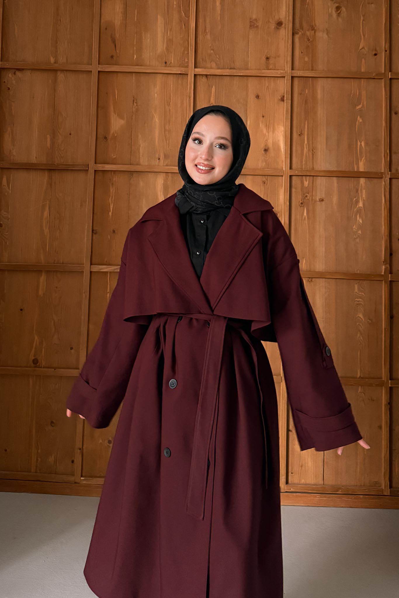 Prime Trench Coat Oil Green