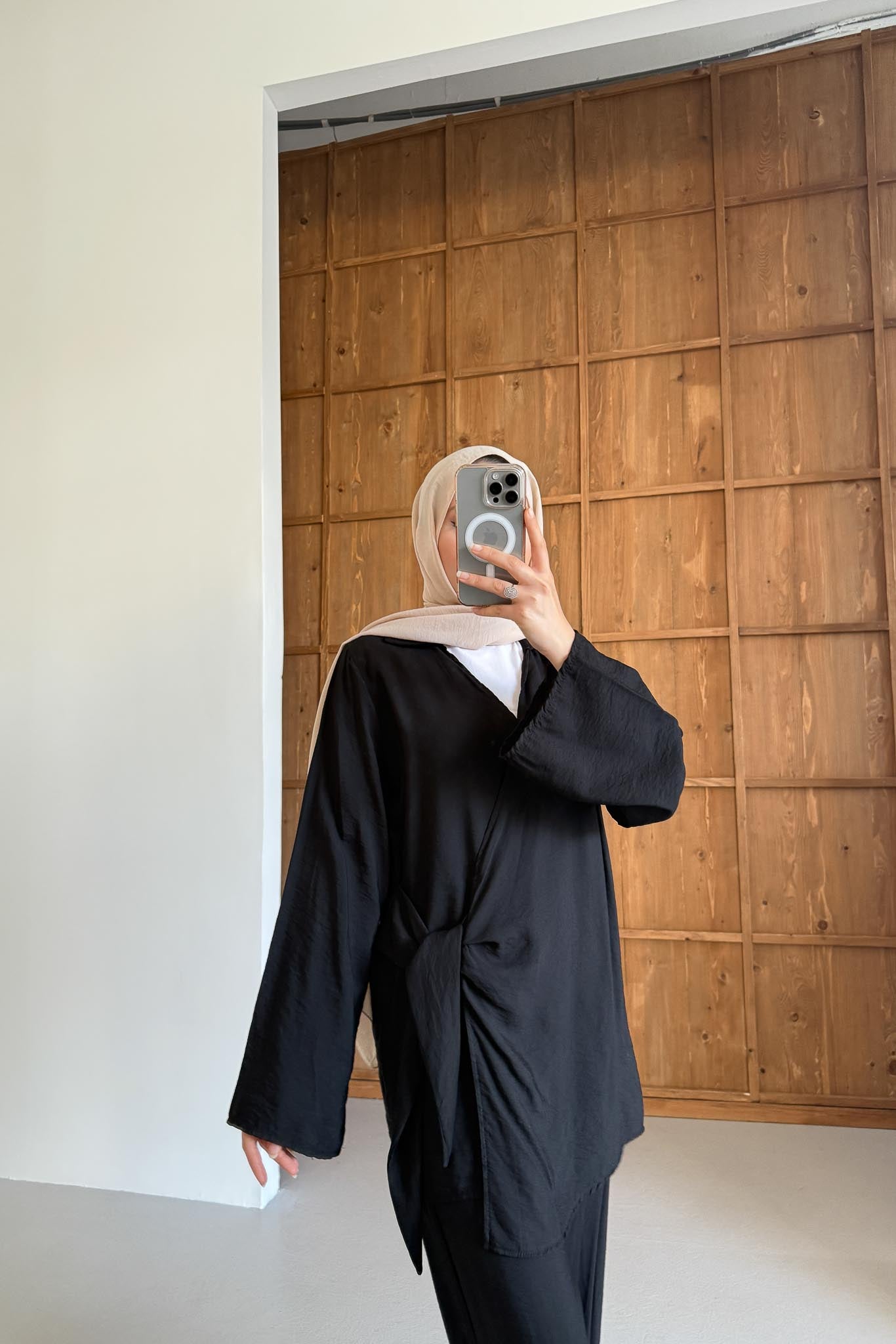 Lamme Bağlamalı Takım Siyah