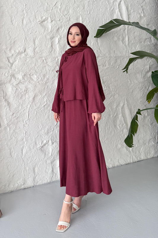 Bernalde Bağlamalı Takım Bordo