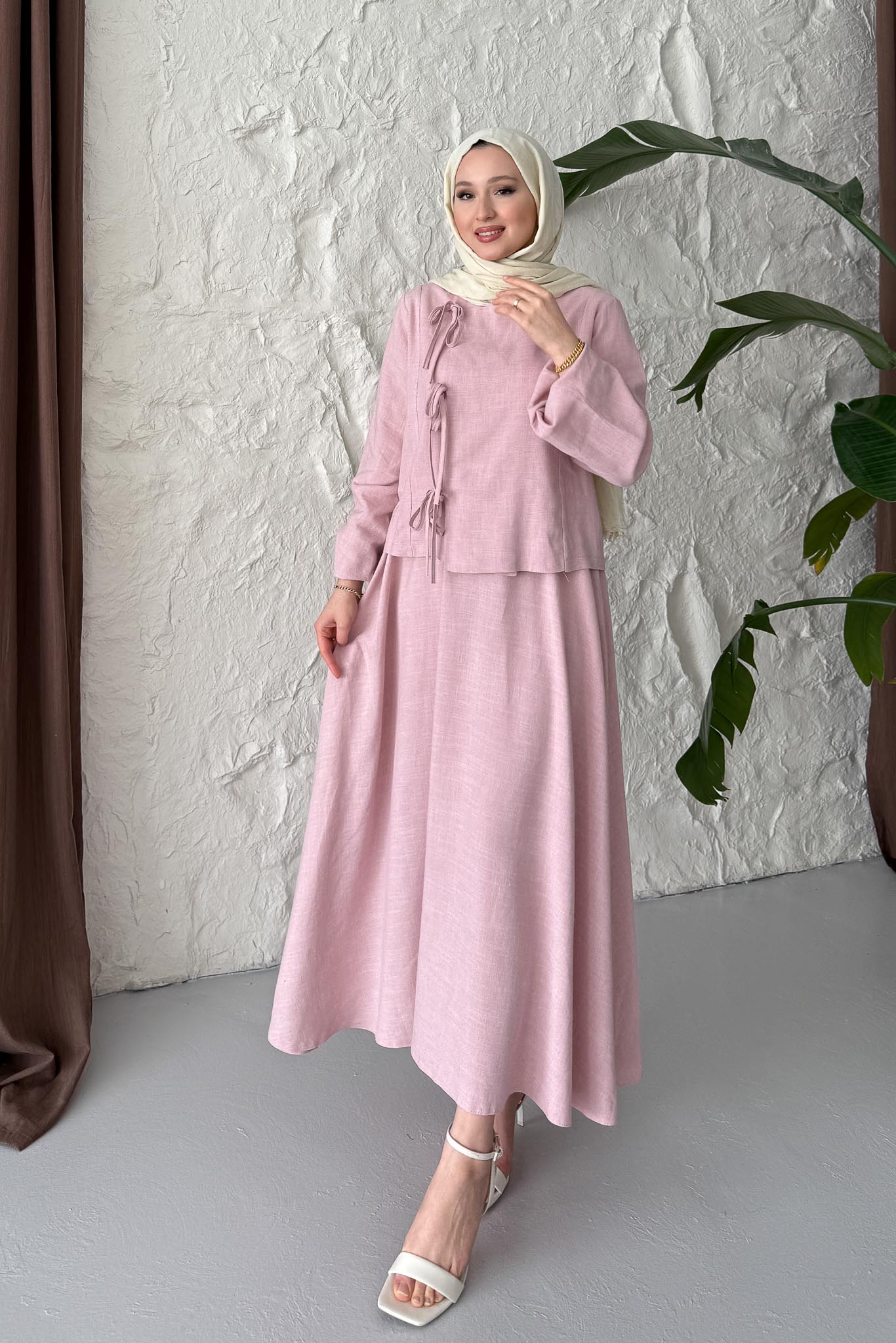 Bernalde Bağlamalı Takım Pembe