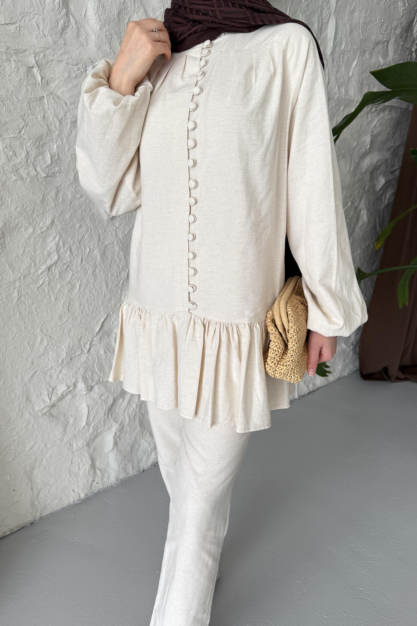 Ales Shoulder Lace Shirt Ecru