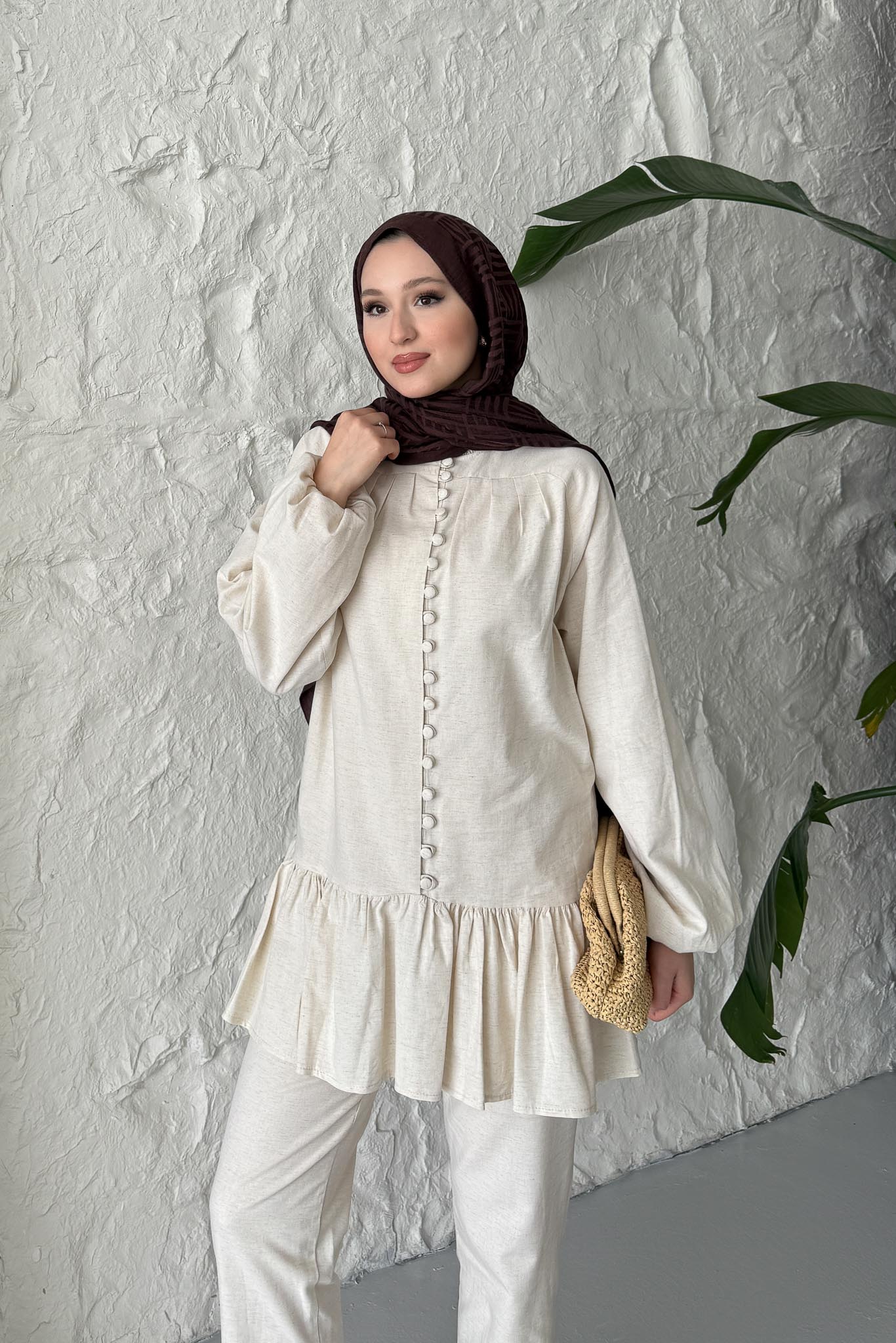 Ales Shoulder Lace Shirt Ecru