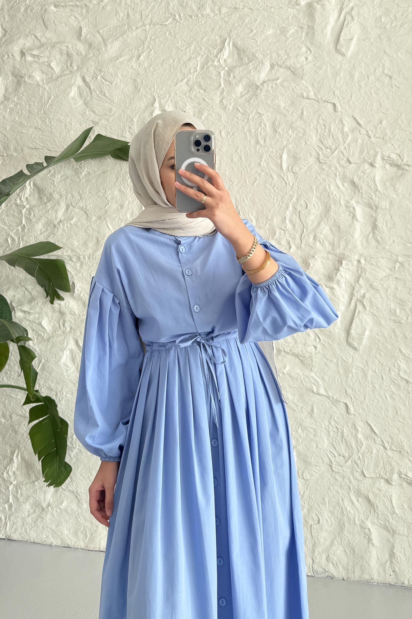 Ajda Pleated Skirt Set Petrol