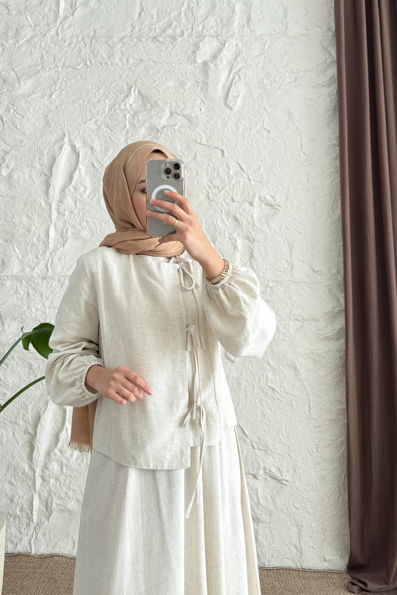 Ales Shoulder Lace Shirt Ecru