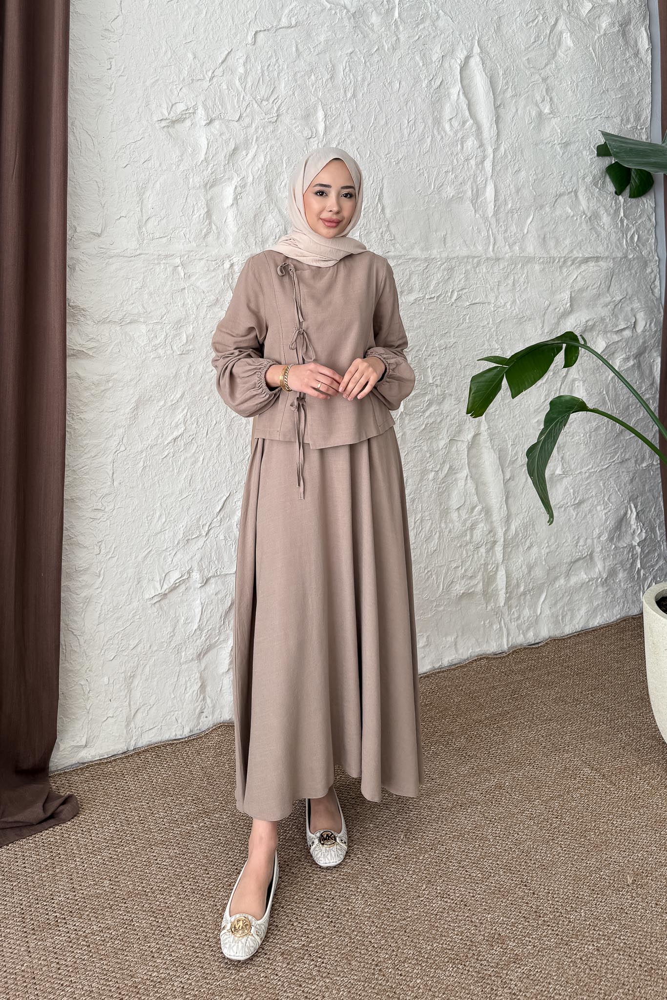 Ales Shoulder Lace Shirt Ecru