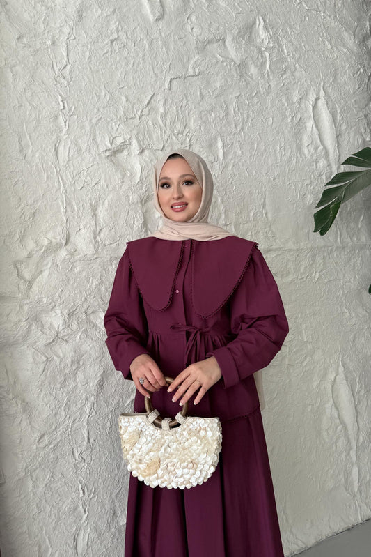 Carlo Fisto Yakalı Takım Mürdüm