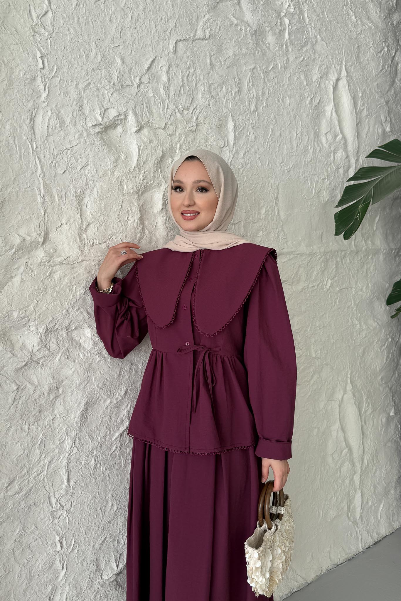 Carlo Fisto Yakalı Takım Mürdüm