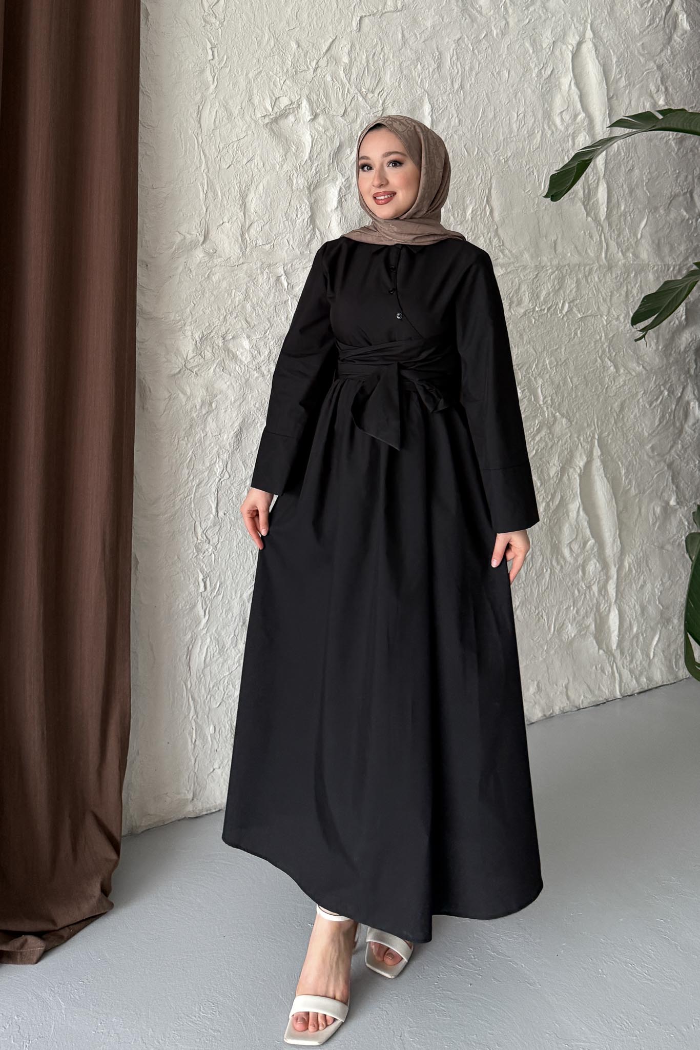 Pamella Elbise Siyah