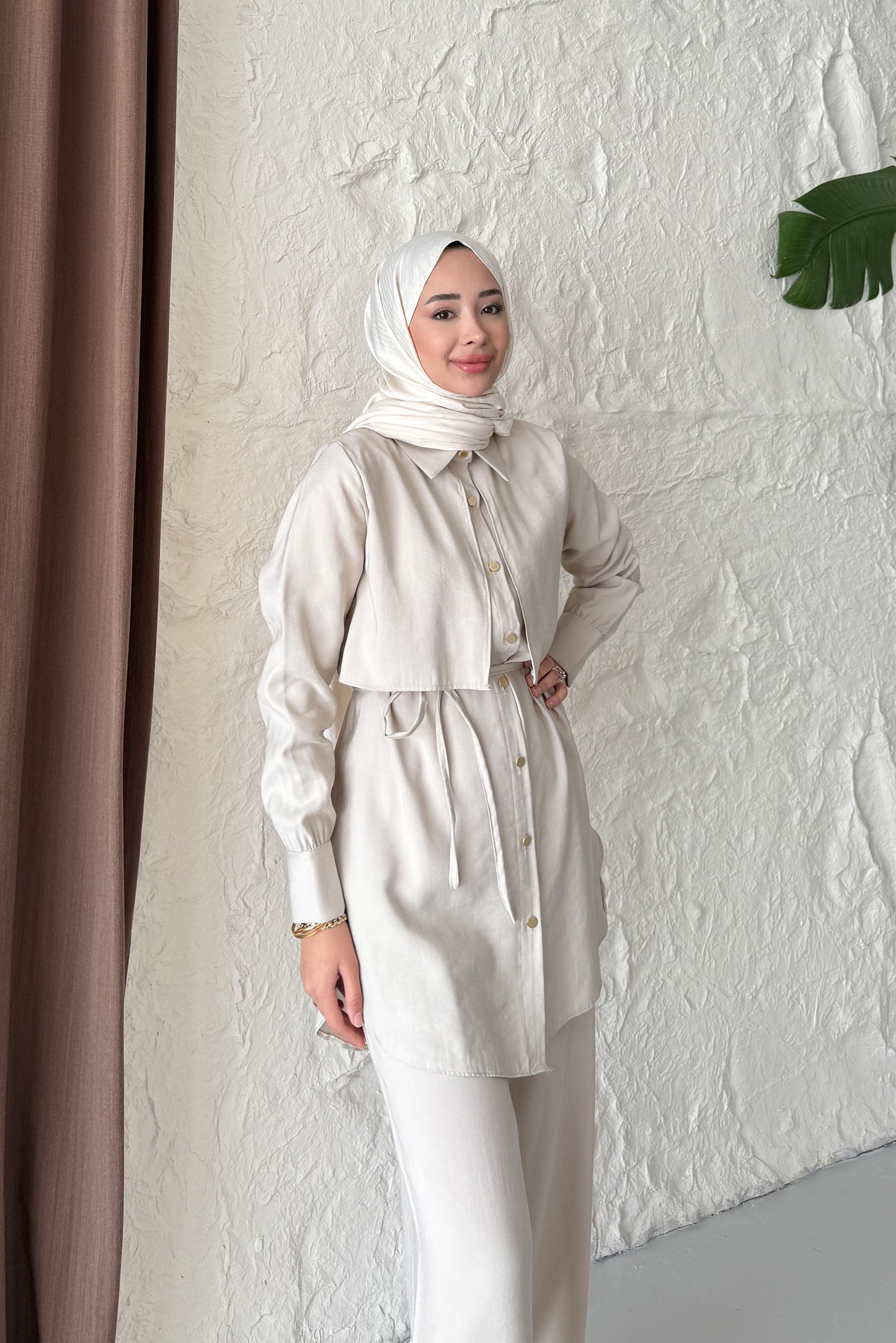 Ales Shoulder Lace Shirt Ecru