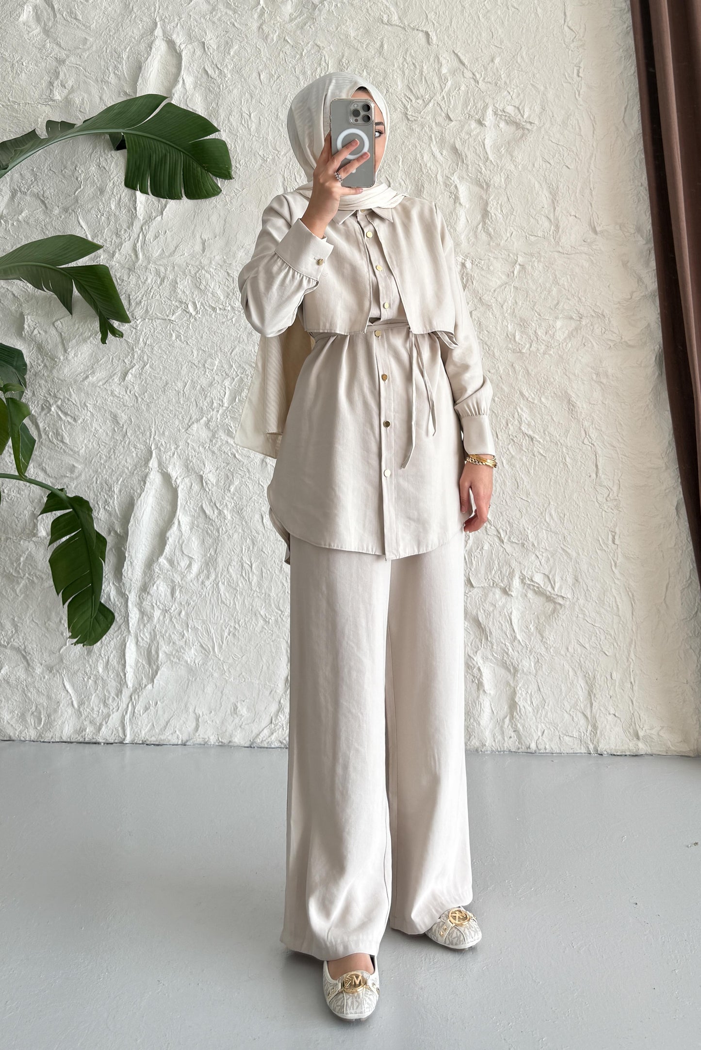 Ales Shoulder Lace Shirt Ecru