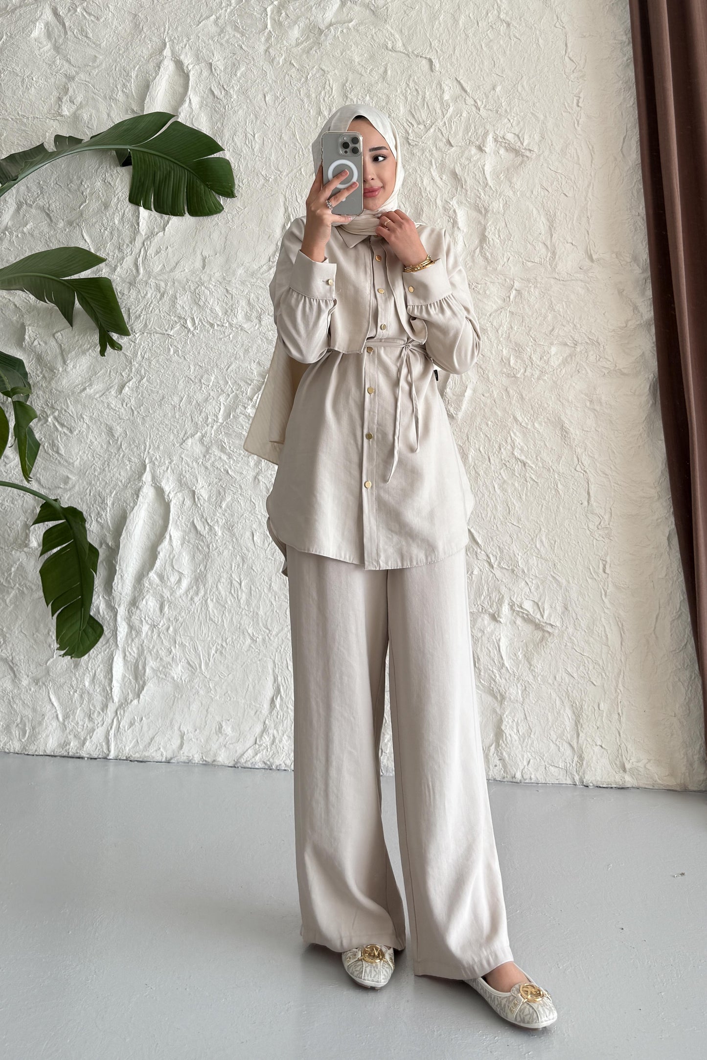 Ales Shoulder Lace Shirt Ecru