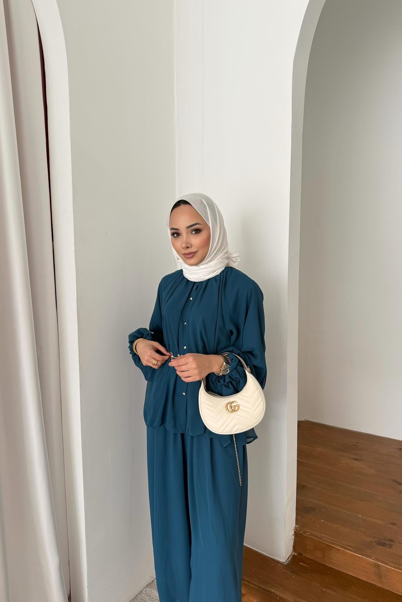 Ales Shoulder Lace Shirt Ecru