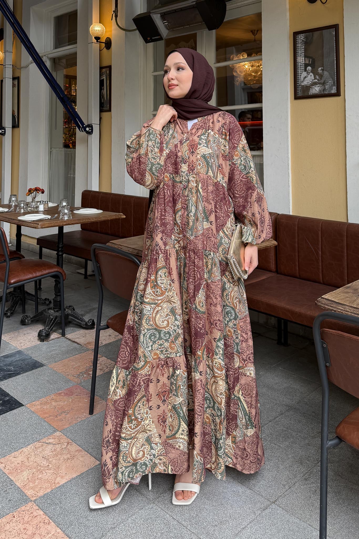 Design Patterned Ethnic Dress
