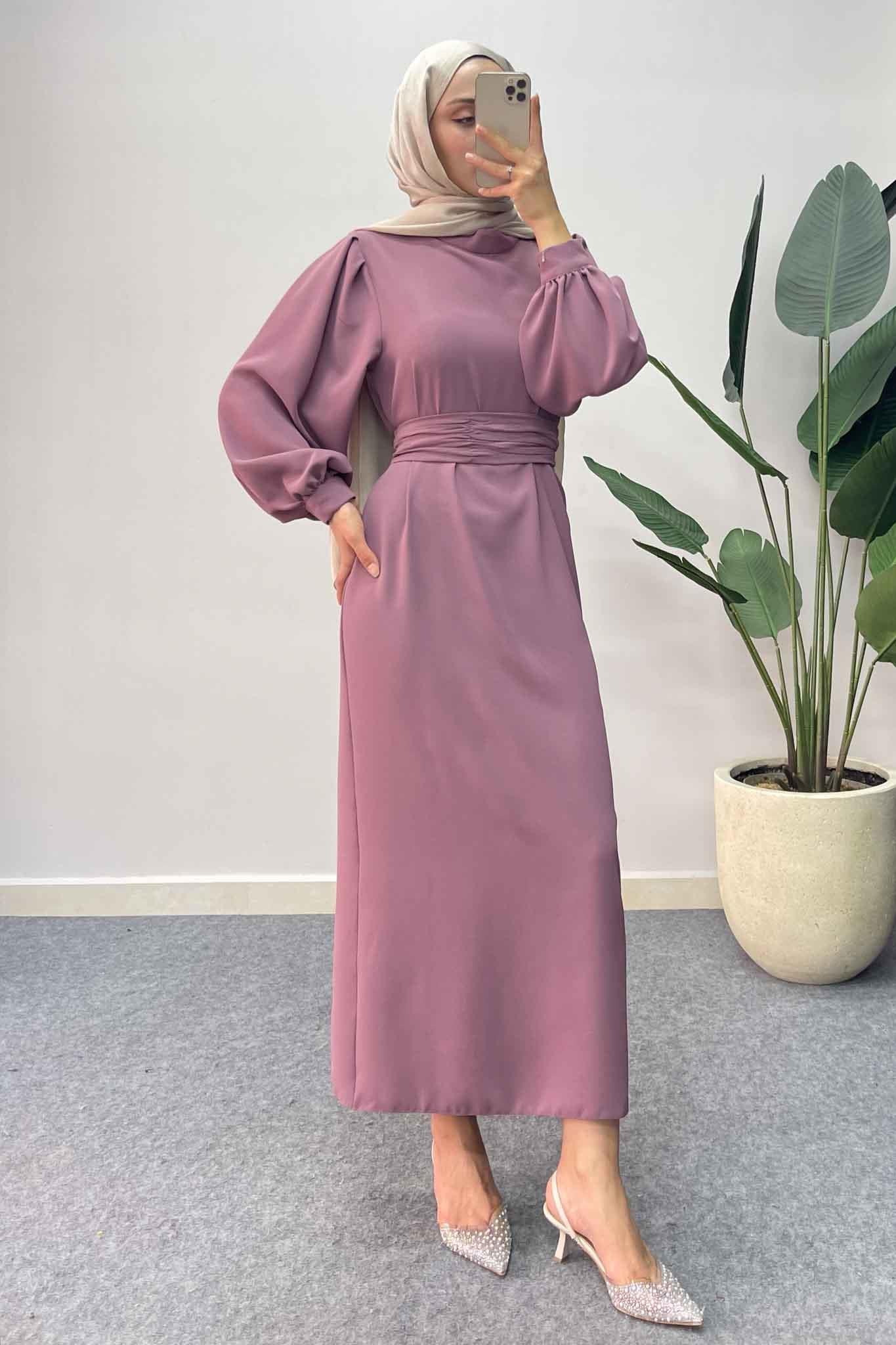 Yeni Hürrem Abiye Elbise Gül Kurusu