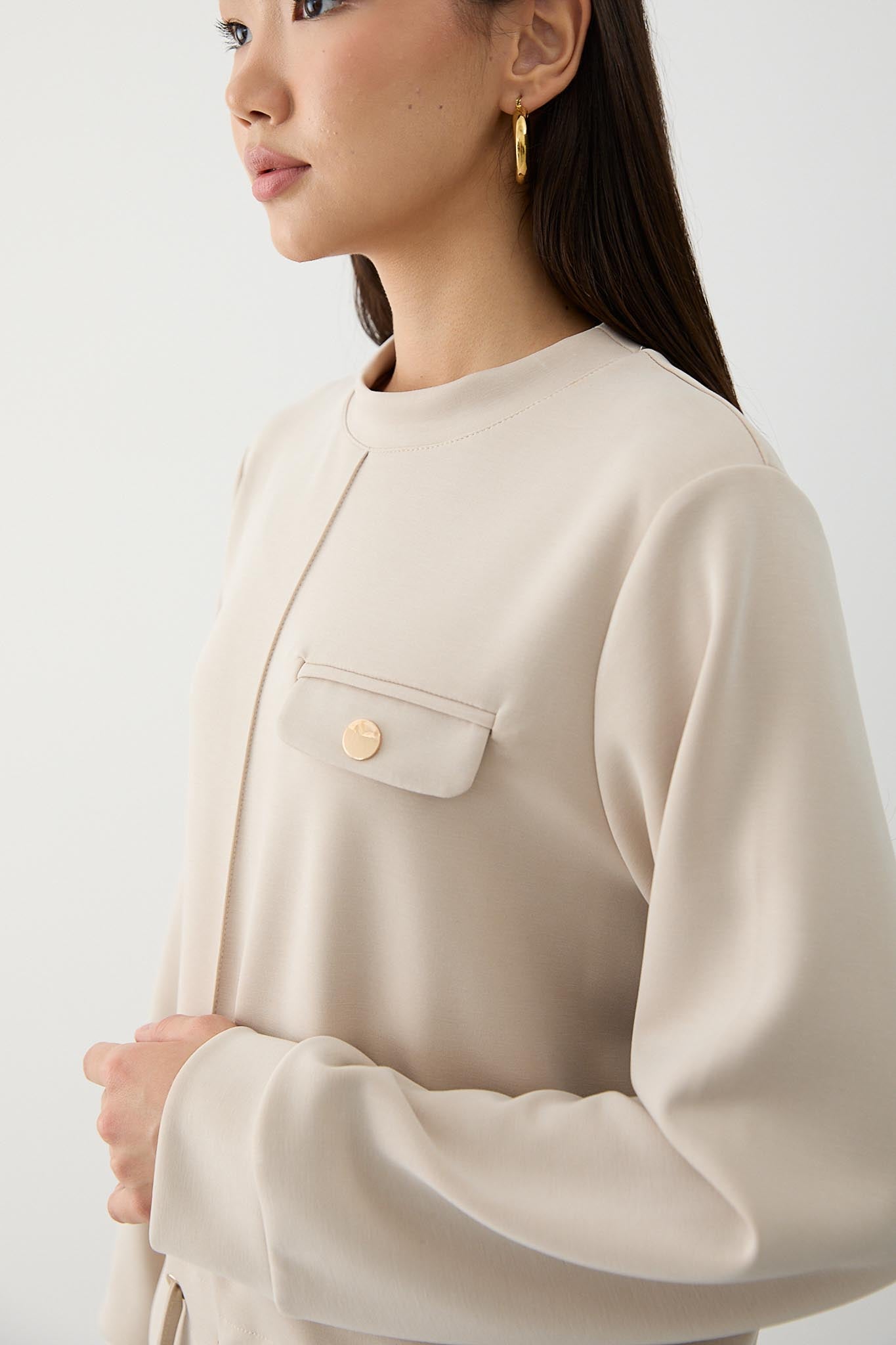 Ajda Pleated Skirt Set Petrol