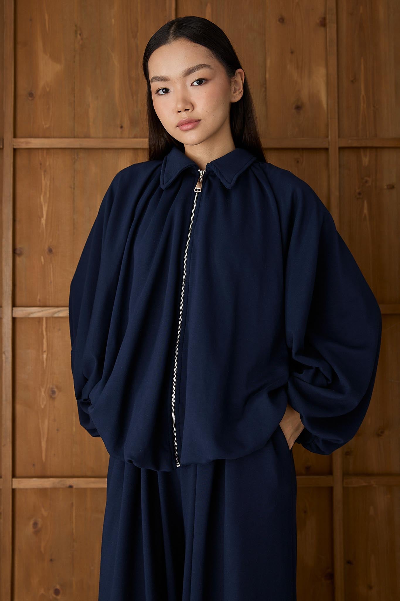 Ajda Pleated Skirt Set Petrol