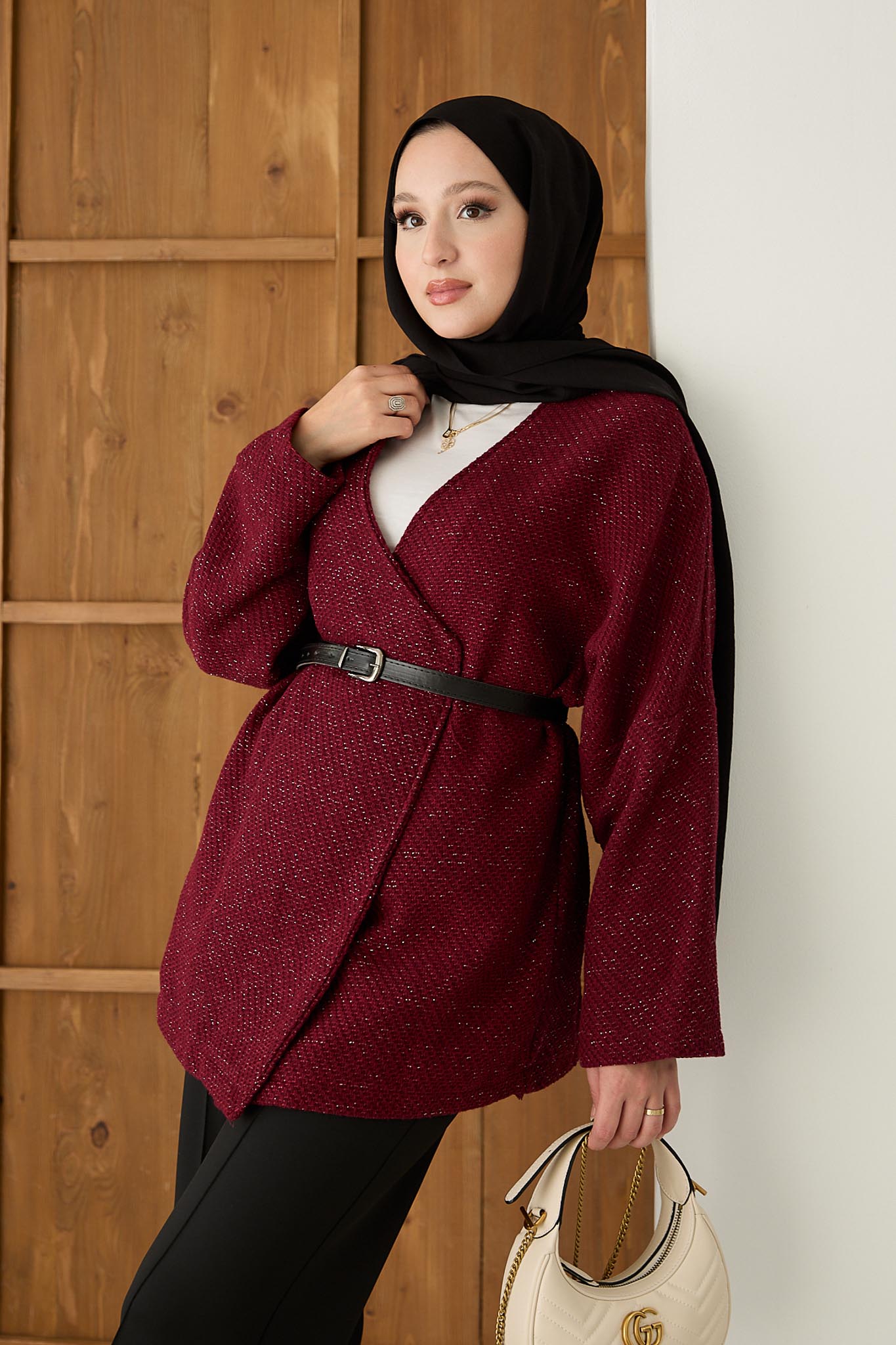 Ajda Pleated Skirt Set Petrol