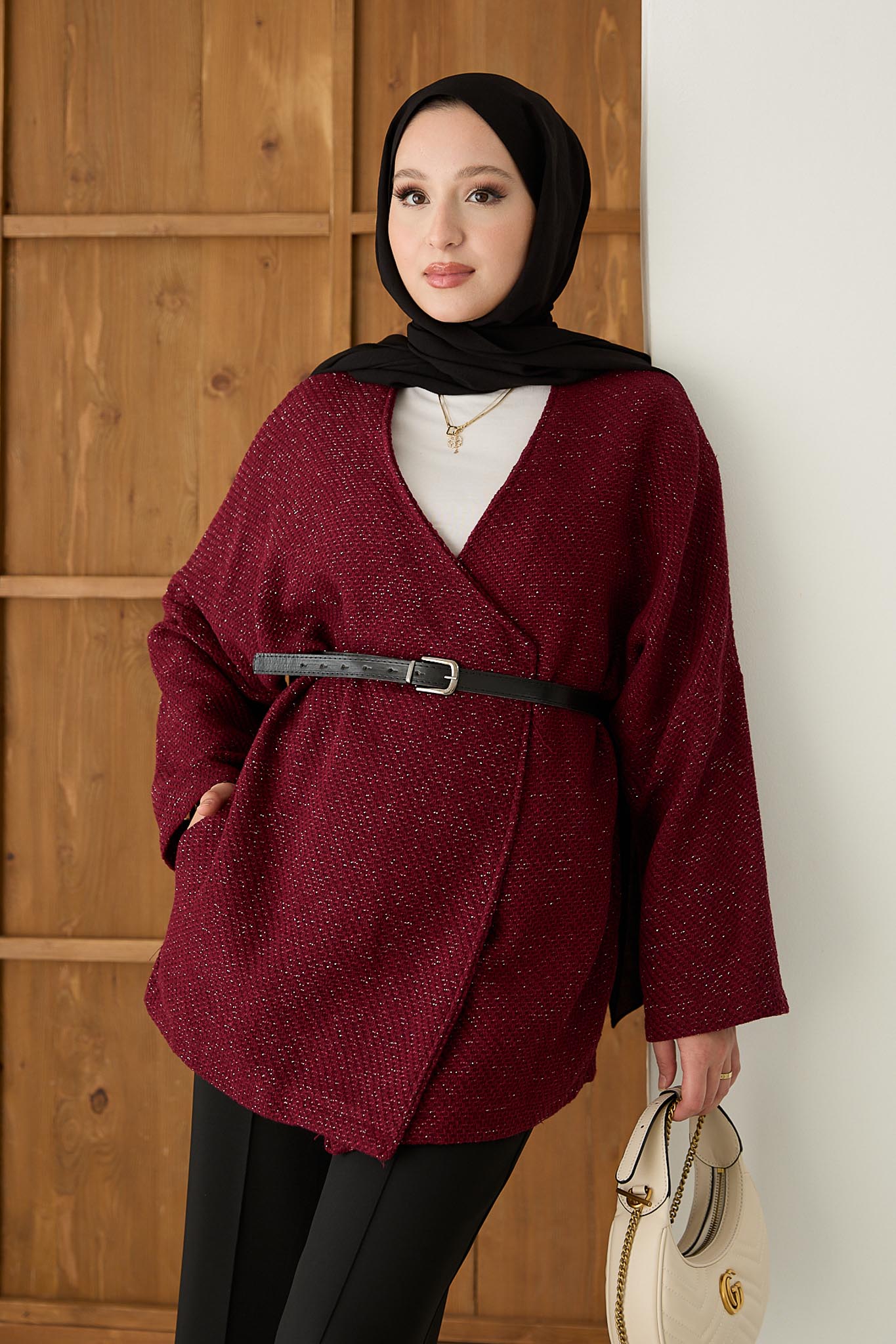 Ajda Pleated Skirt Set Petrol