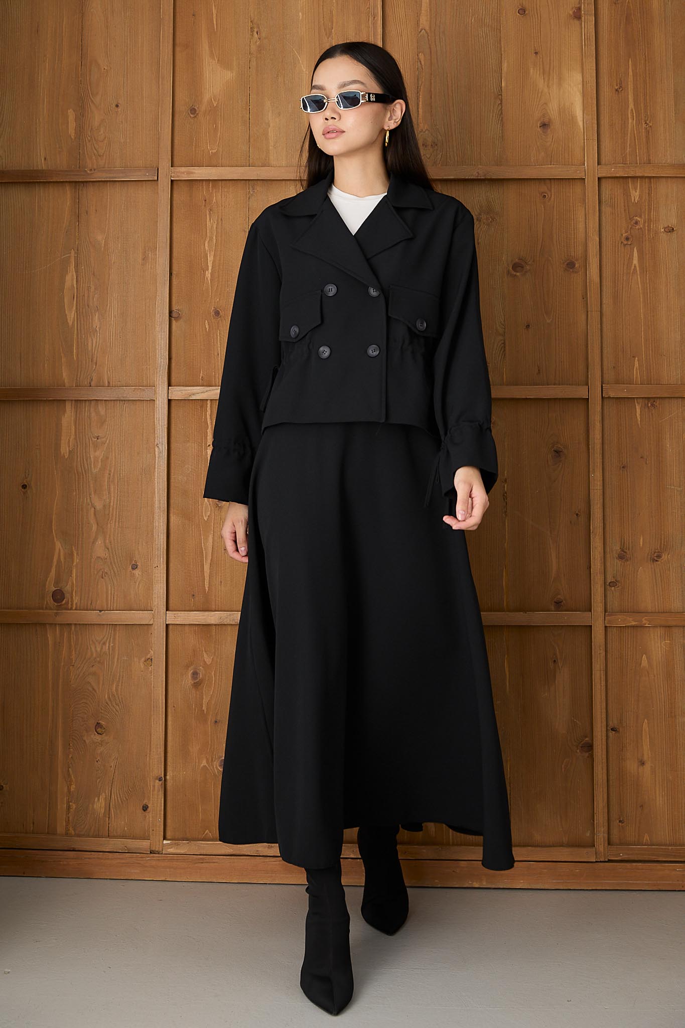 Prime Trench Coat Navy Blue