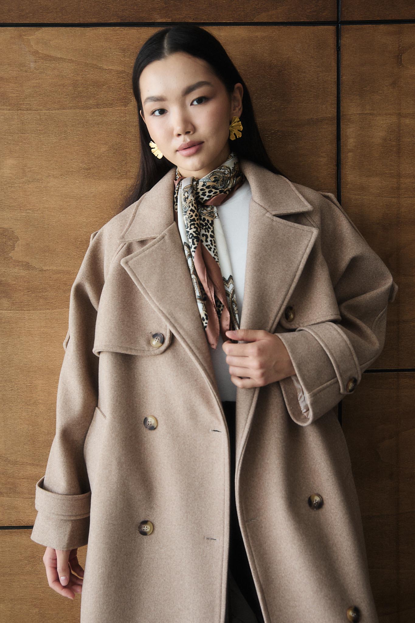 Prime Trench Coat Oil Green