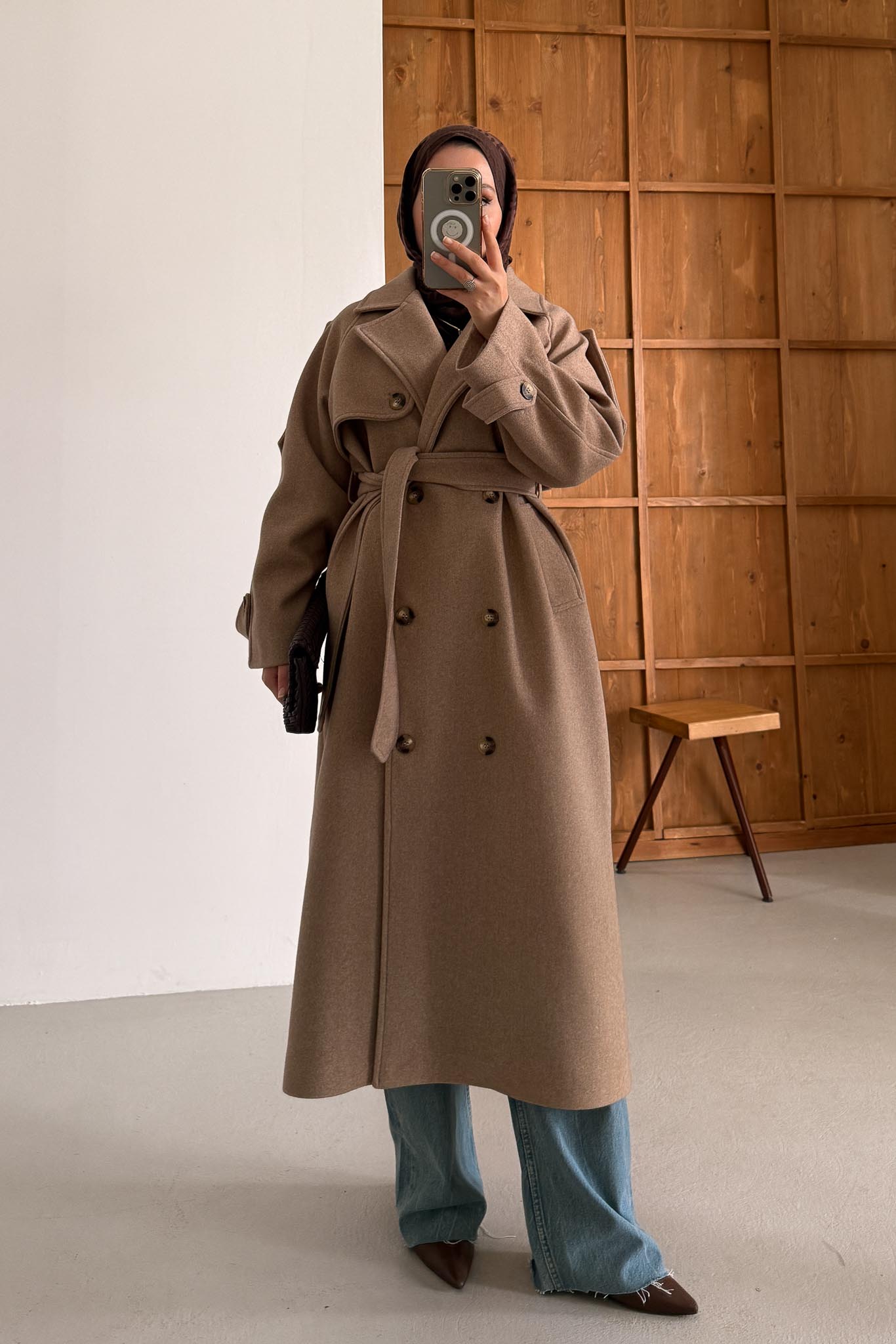 Prime Trench Coat Oil Green